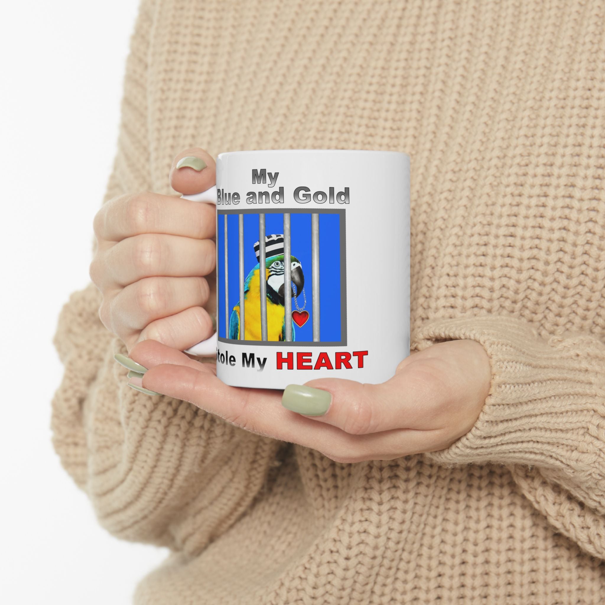 My Blue And Gold Stole My Heart Mug