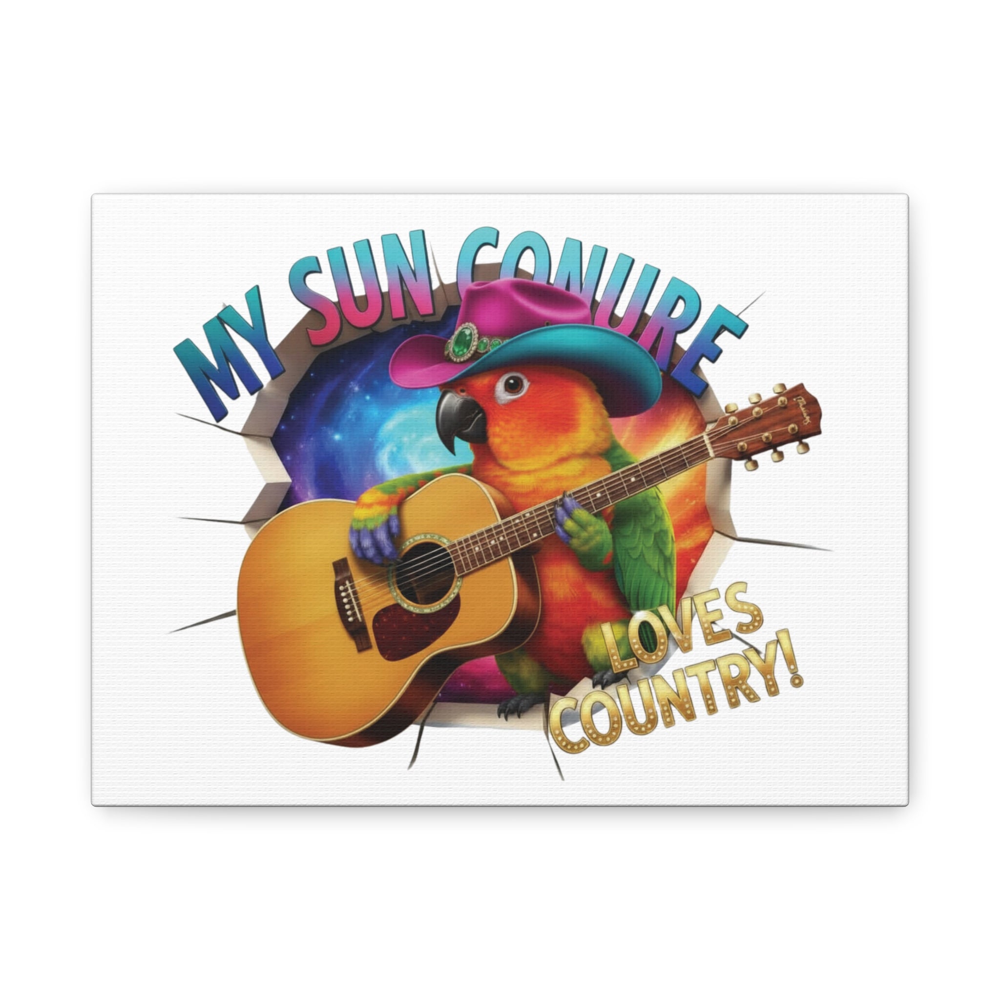 Sun Conure Loves Country Wall-Hanging