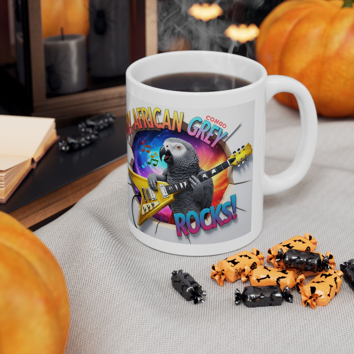 My African Grey Congo Rocks Mug