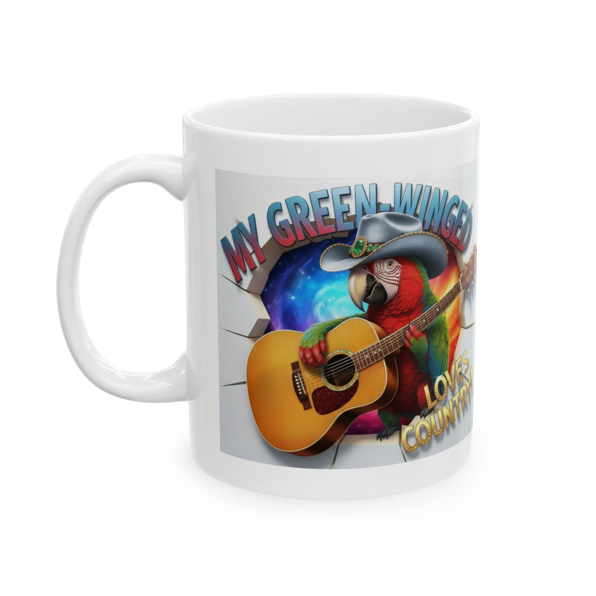 My Green Winged Loves Country Mug