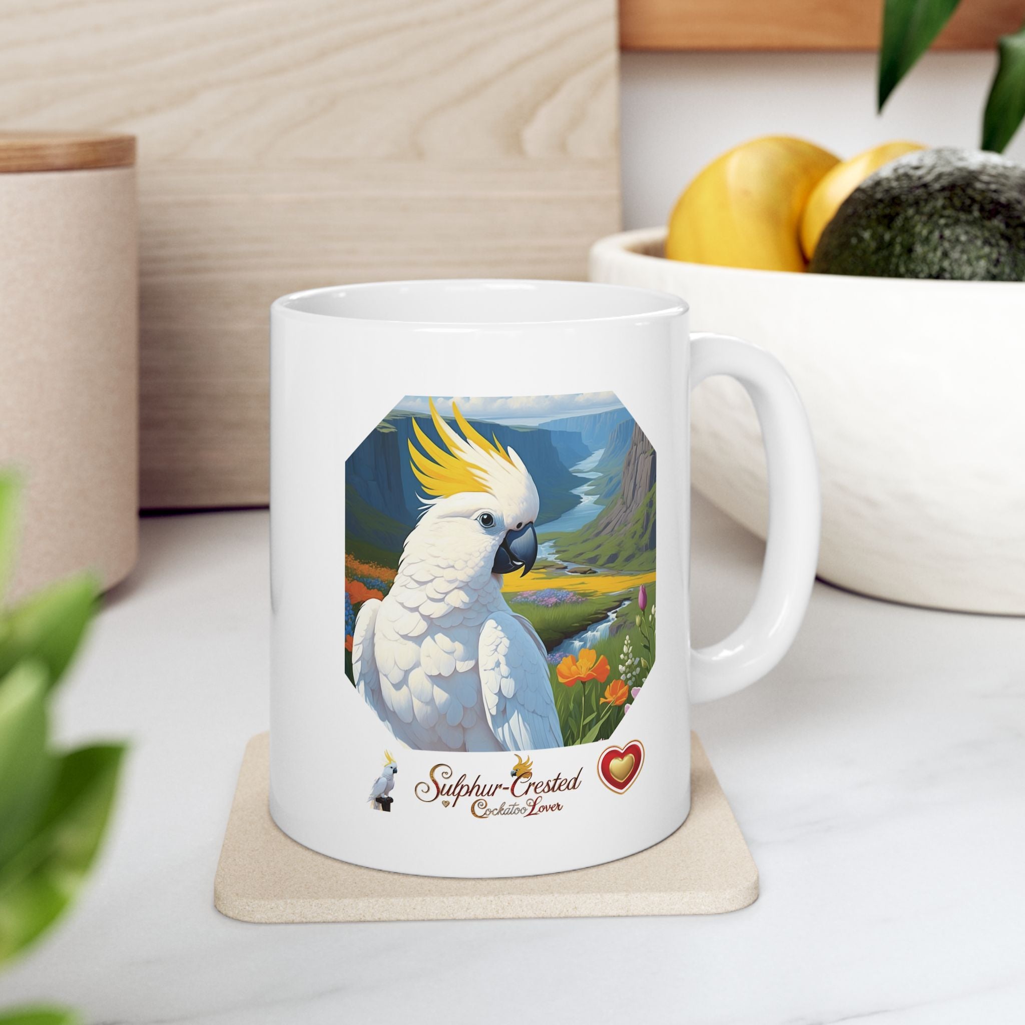 Sulphur-Crested Cockatoo Lover Mug