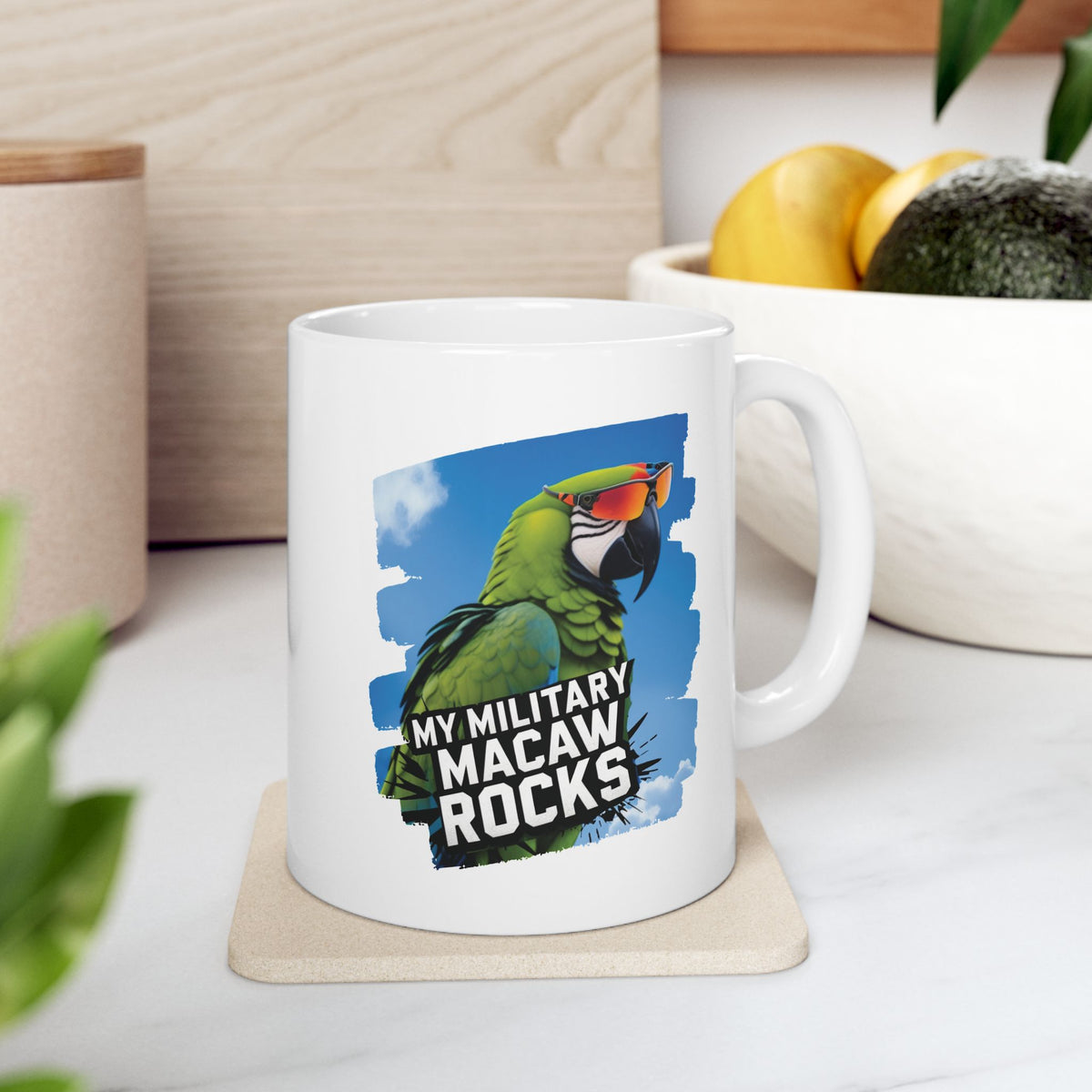 My Military Macaw Rocks Mug
