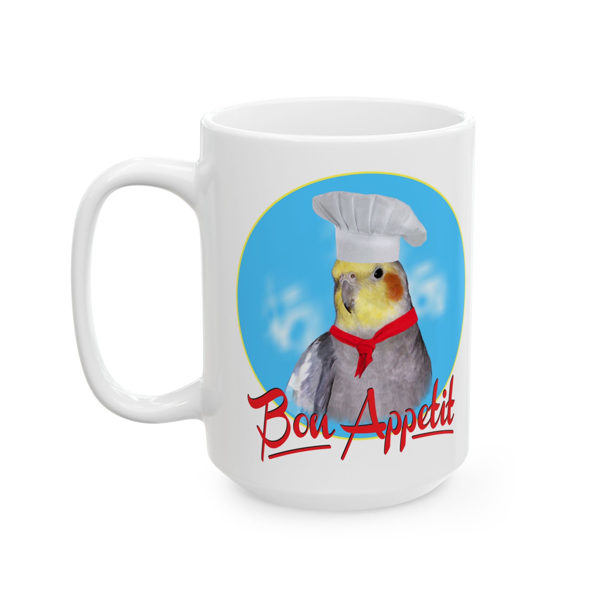 Bon Appetit Cockatiel Mug