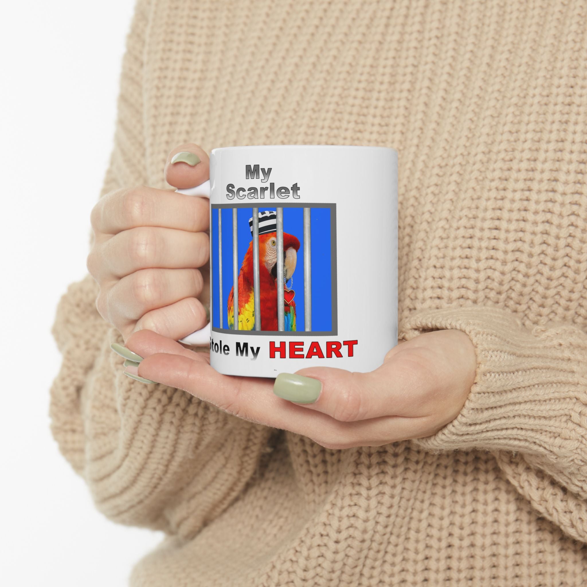 My Red Scarlet Stole My Heart Mug