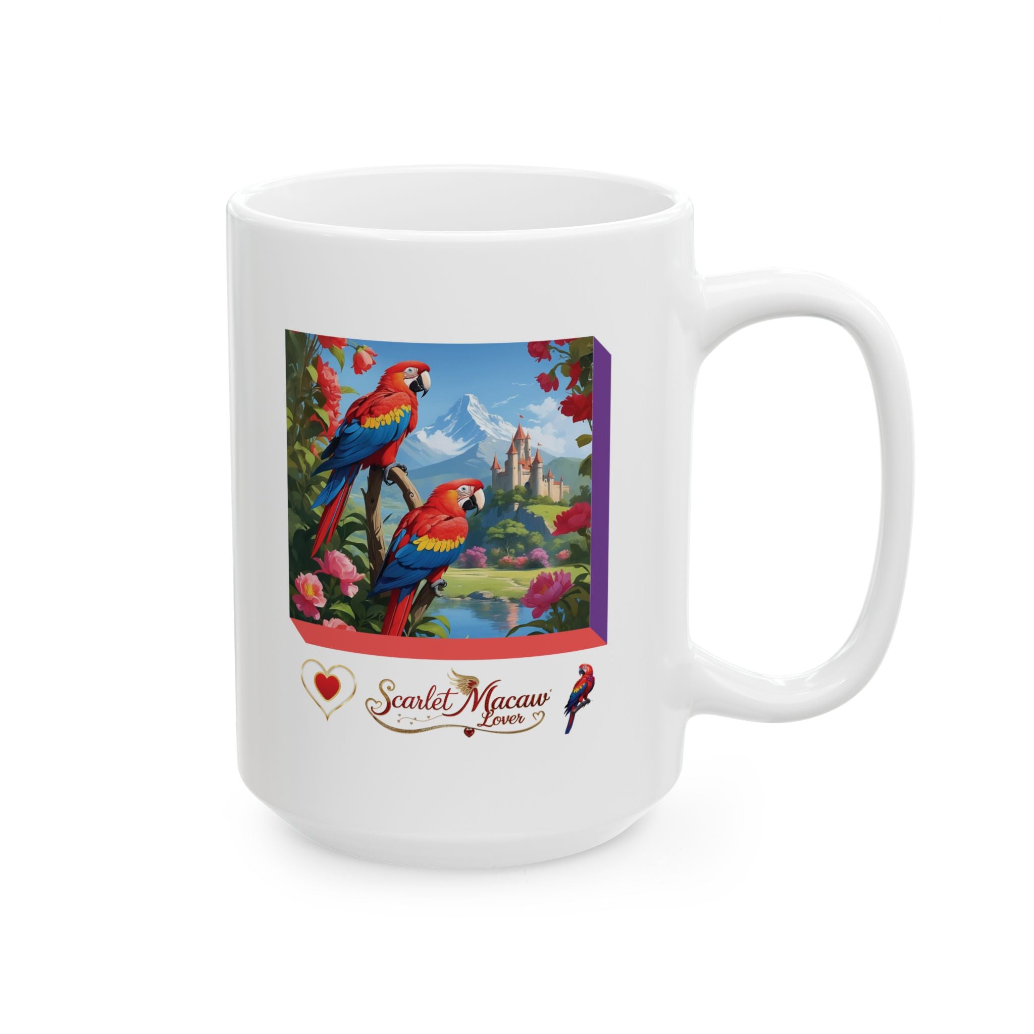 Nature Scarlet Macaw Lover Mug