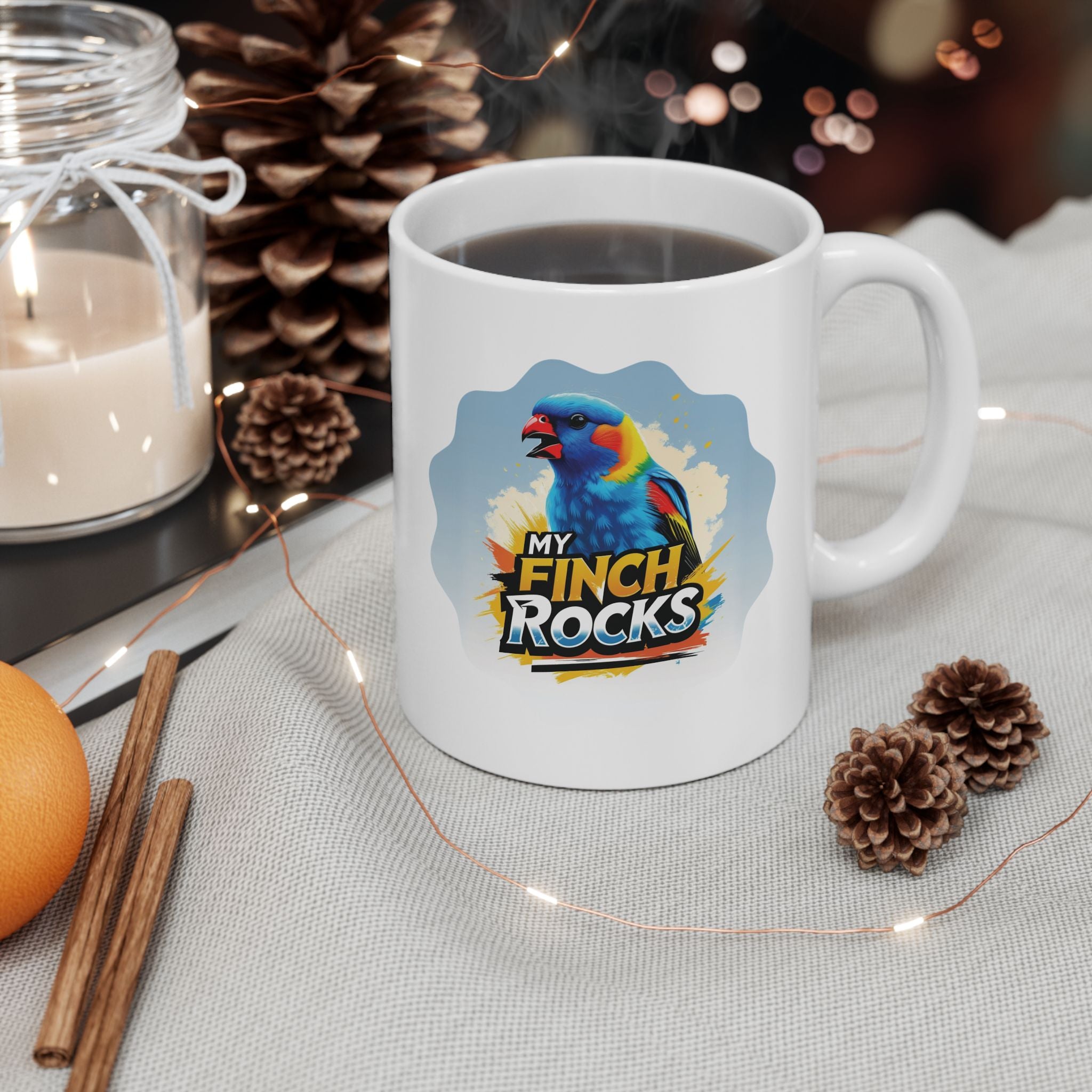 My Finch Rocks Mug