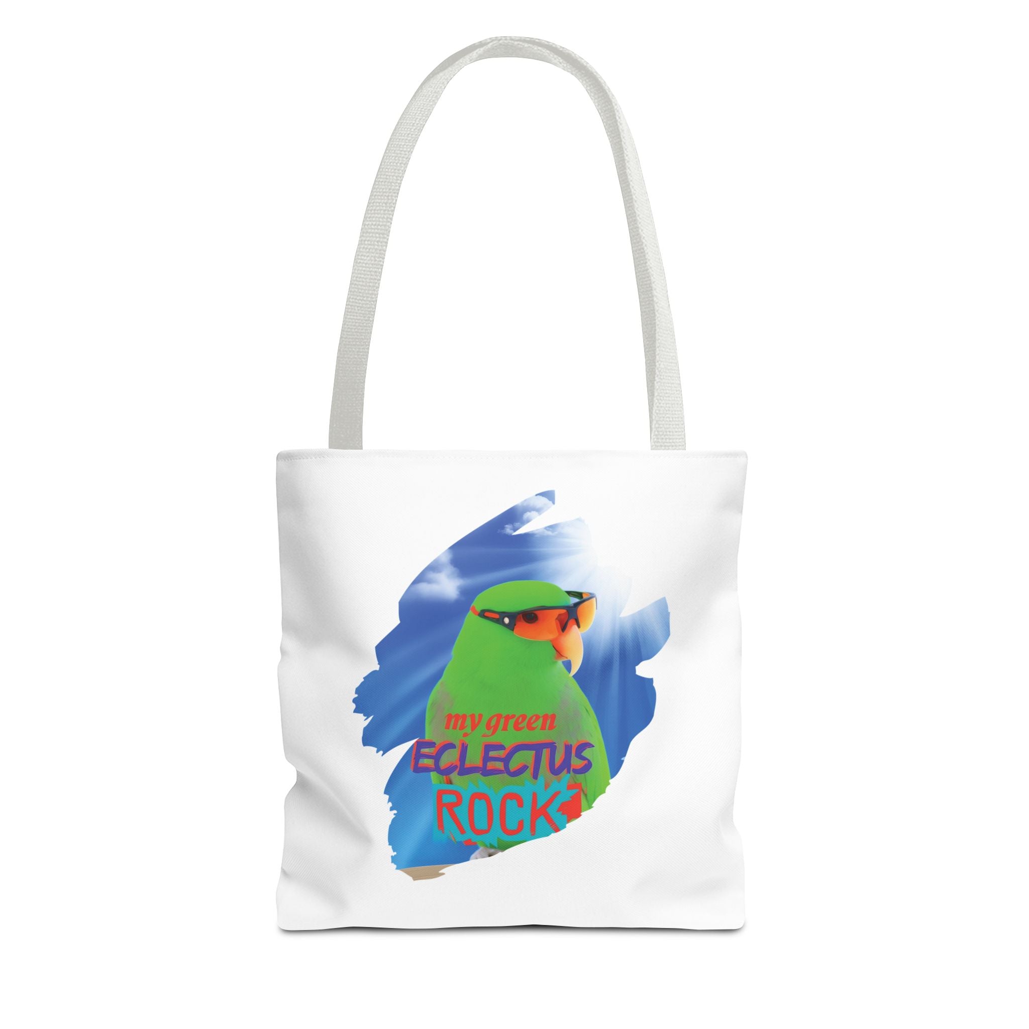 Green Eclectus Tote Bag