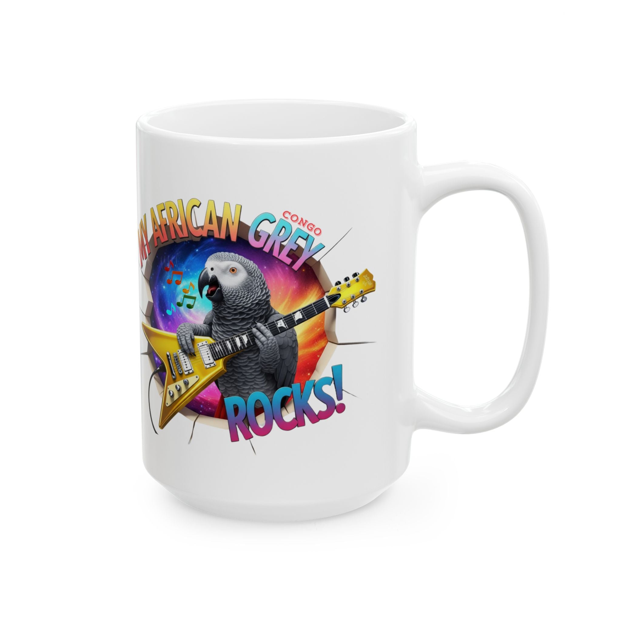 My African Grey Congo Rocks Mug