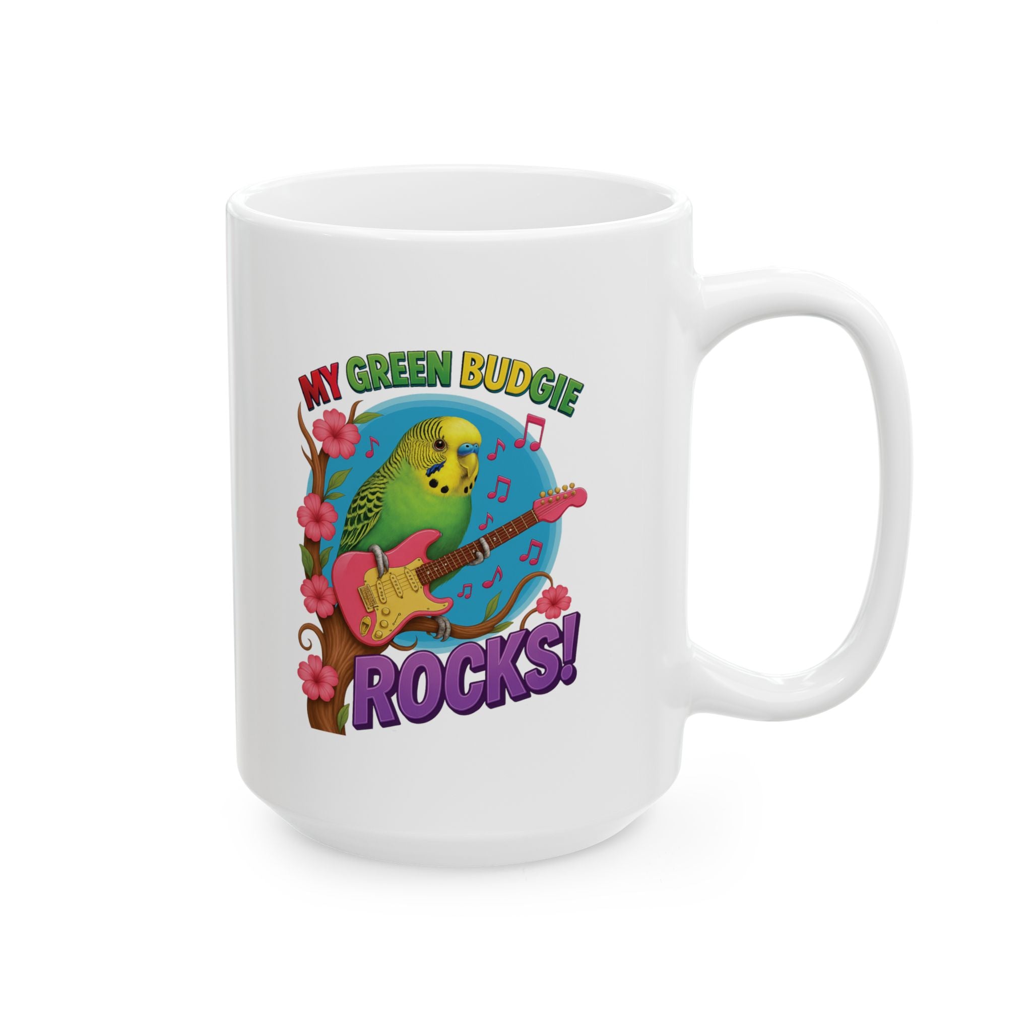 My Green Budgie Rocks Mug
