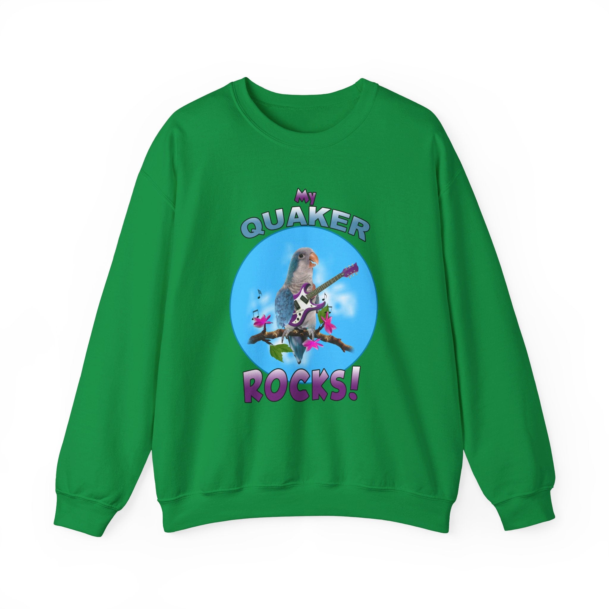 My Blue Quaker Rocks Guitar Sweatshirt