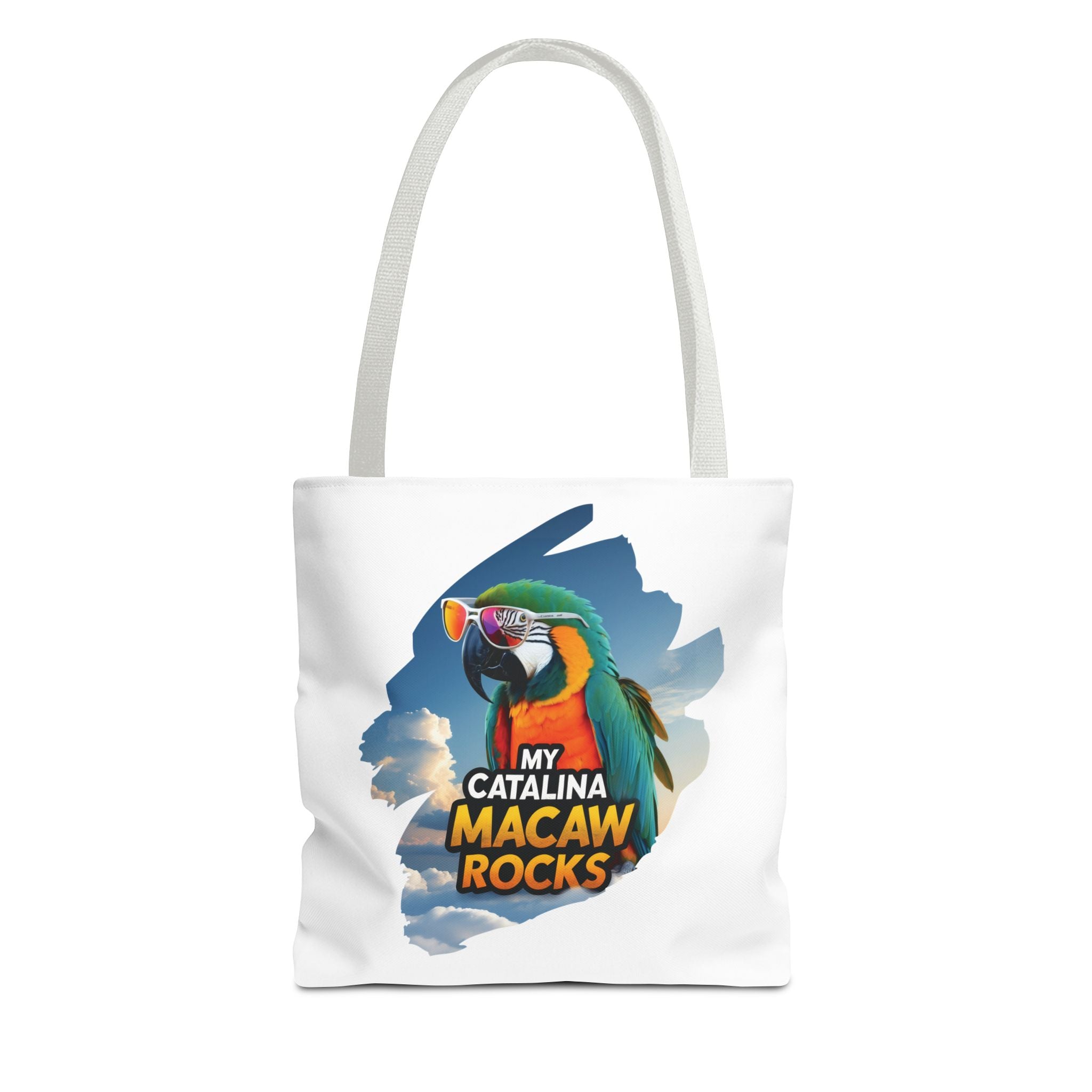 Catalina Macaw Rocks Tote Bag