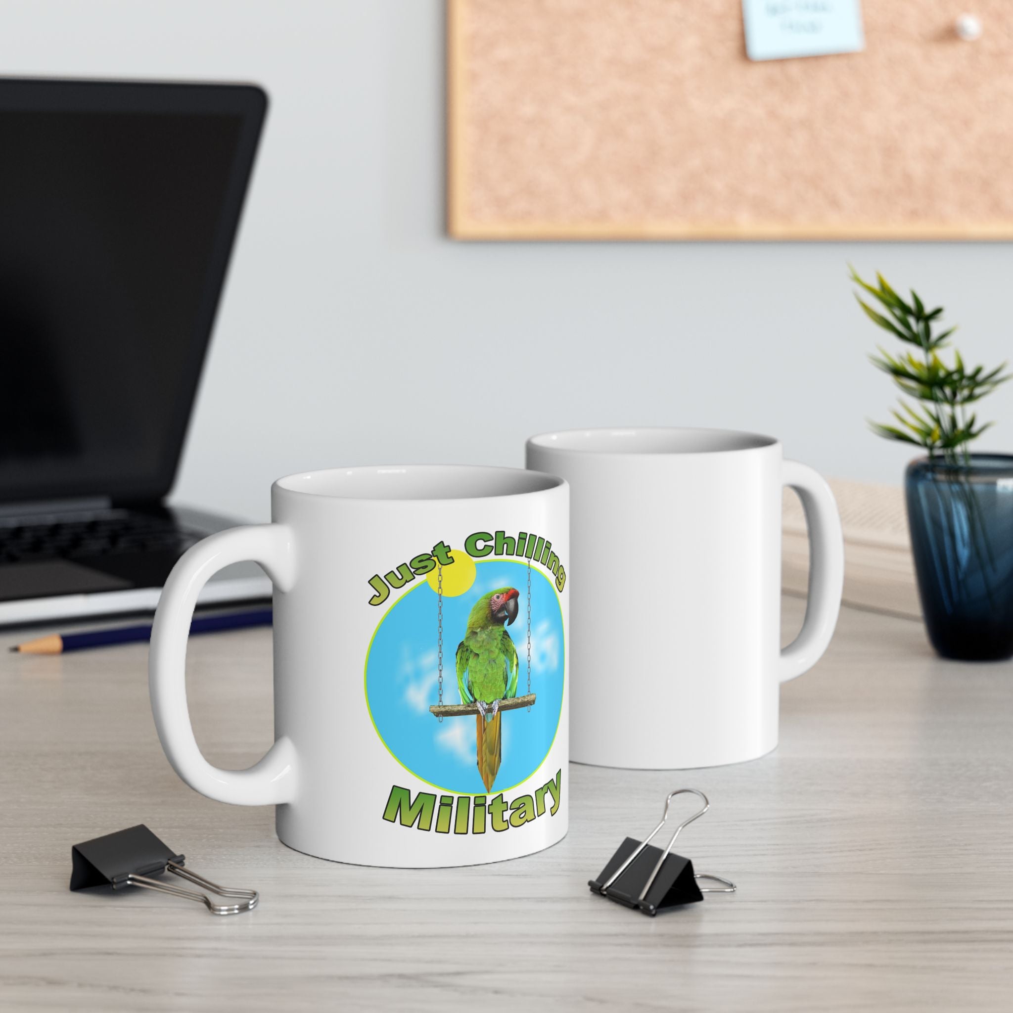 Just Chilling Swing Military Mug
