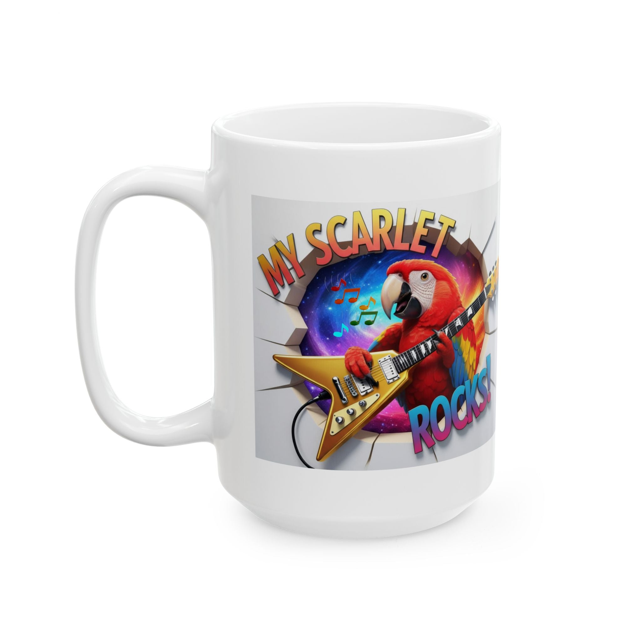 My Scarlet Rocks Guitar Mug