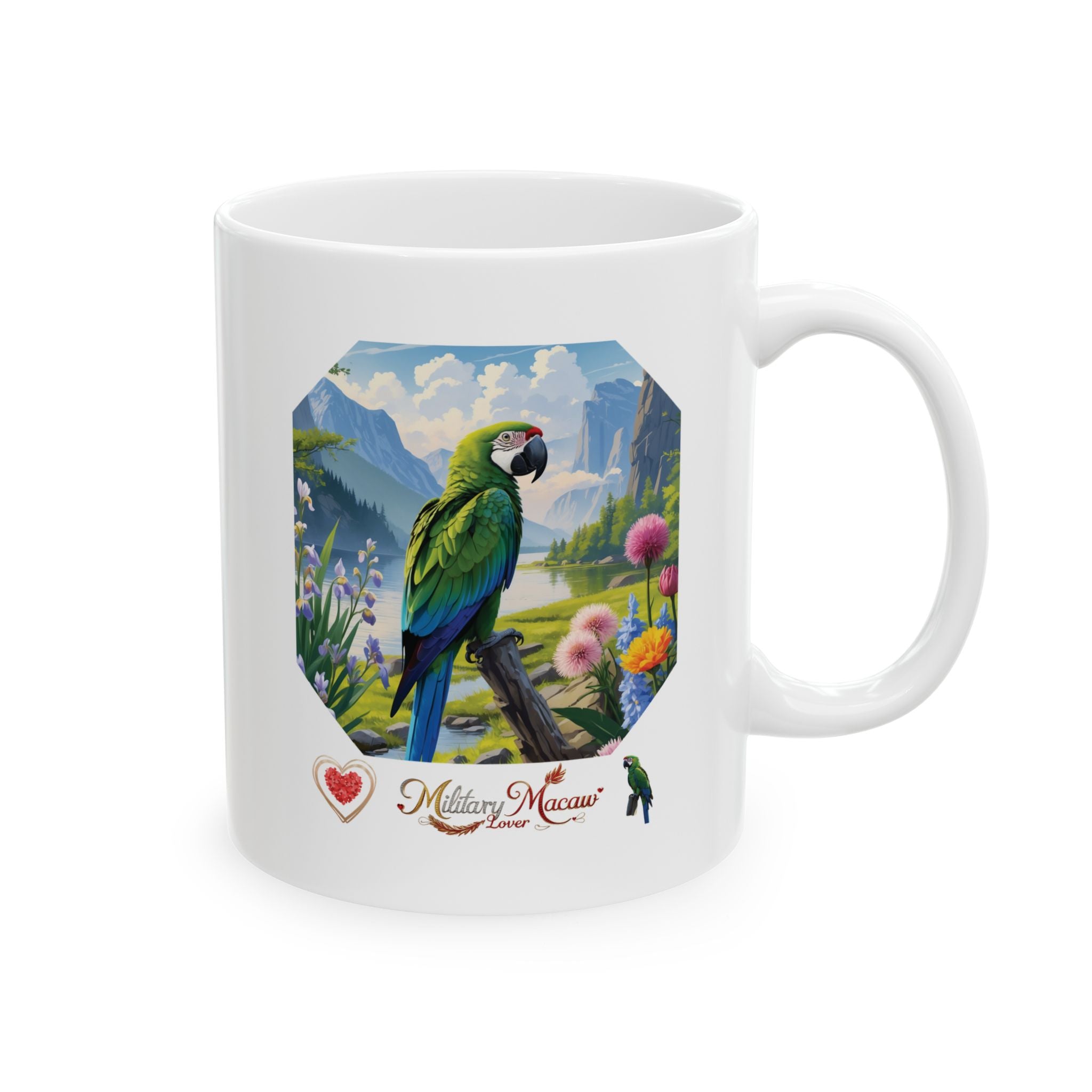 Military Macaw Lover Nature Mug