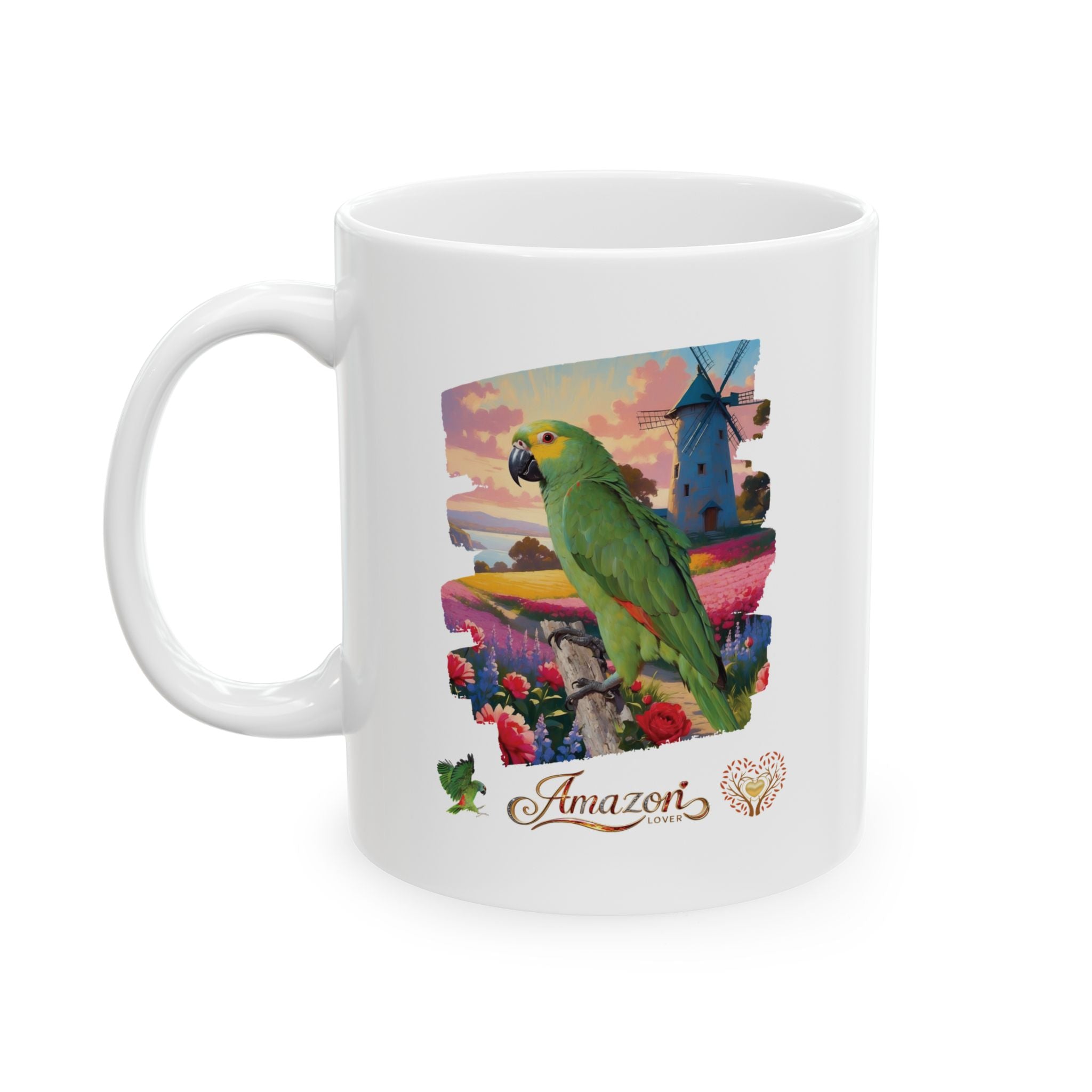 Amazon Lover Floral Scenic Mug