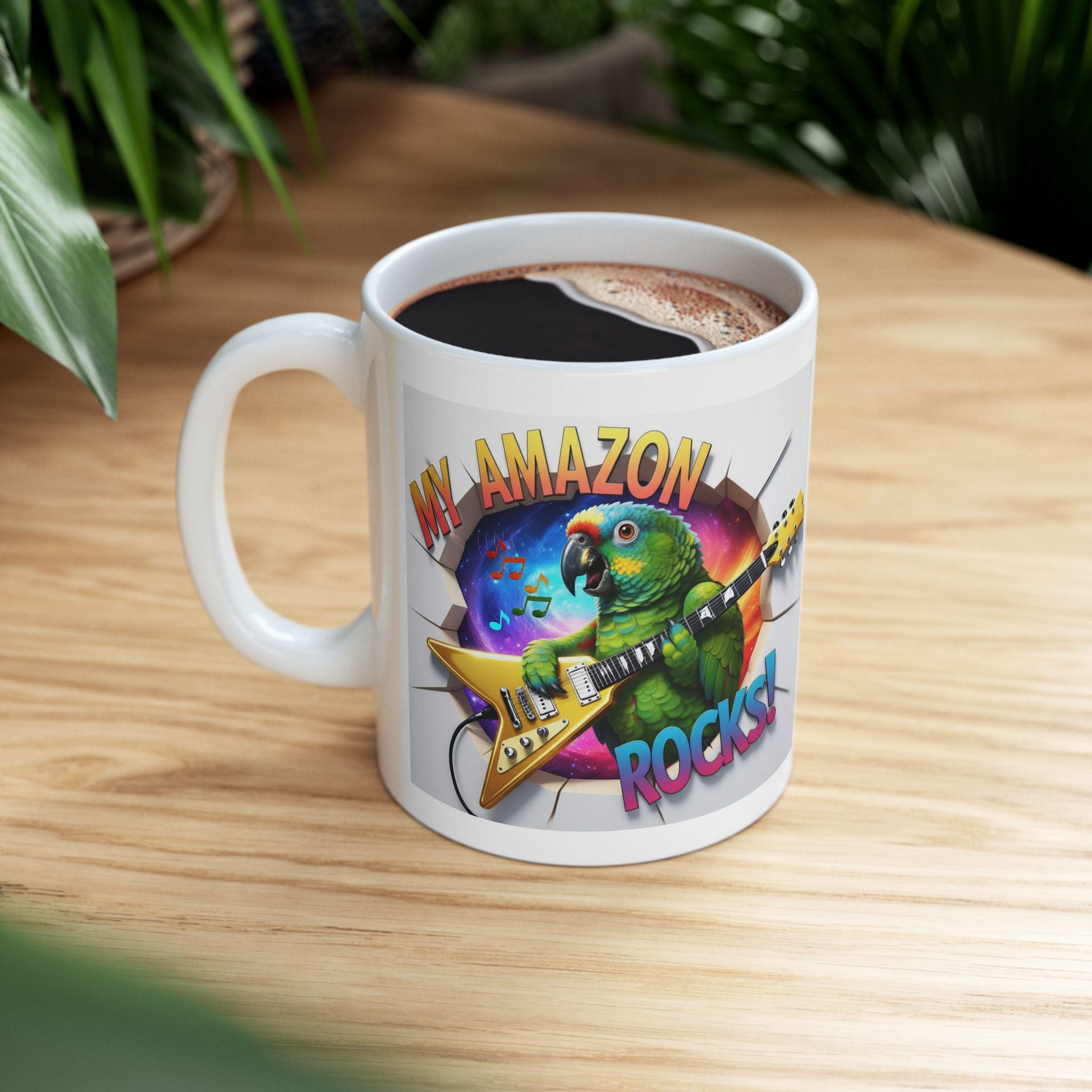 My Amazon Rocks Guitar Mug