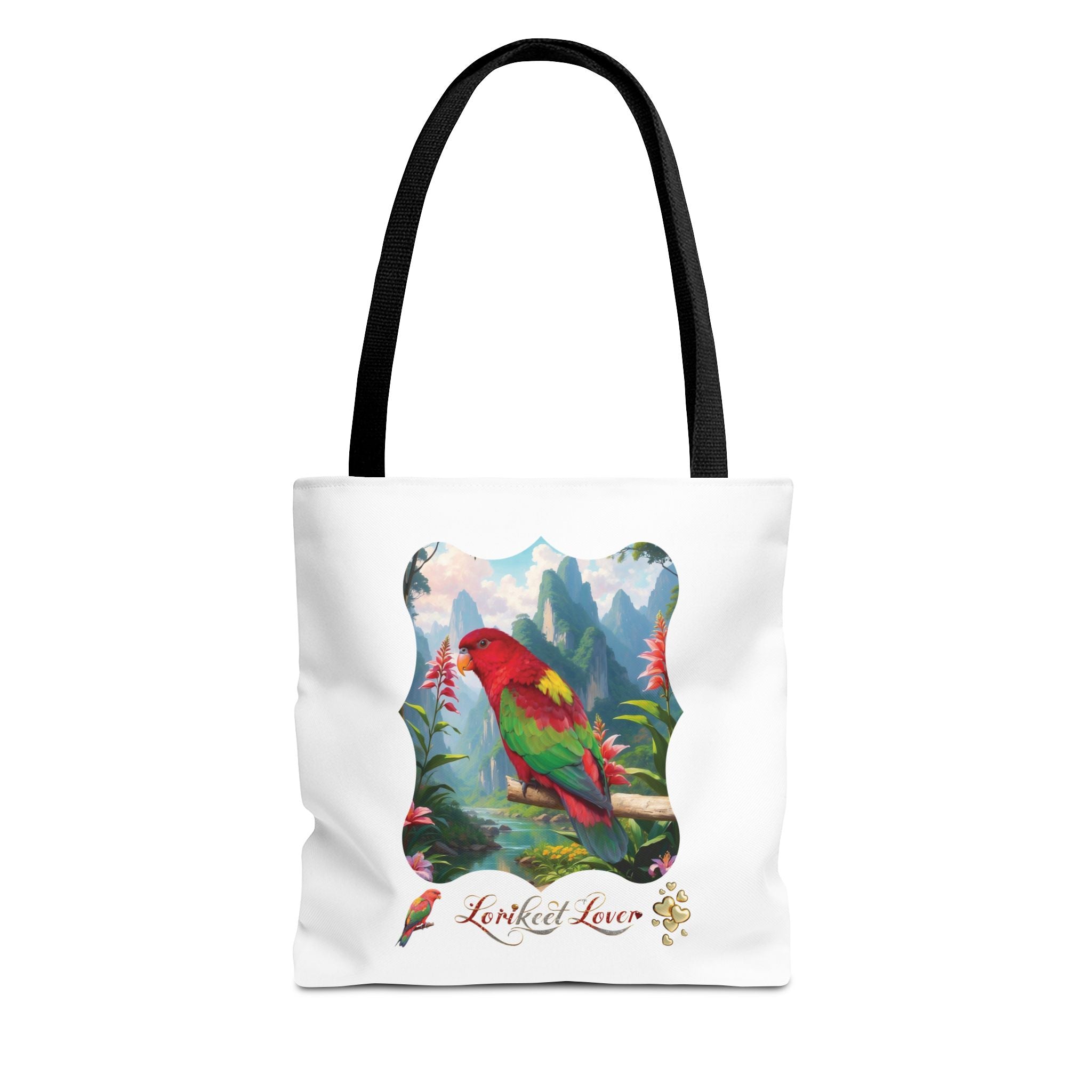 Lorikeet Lover Mountain Scenic Tote Bag