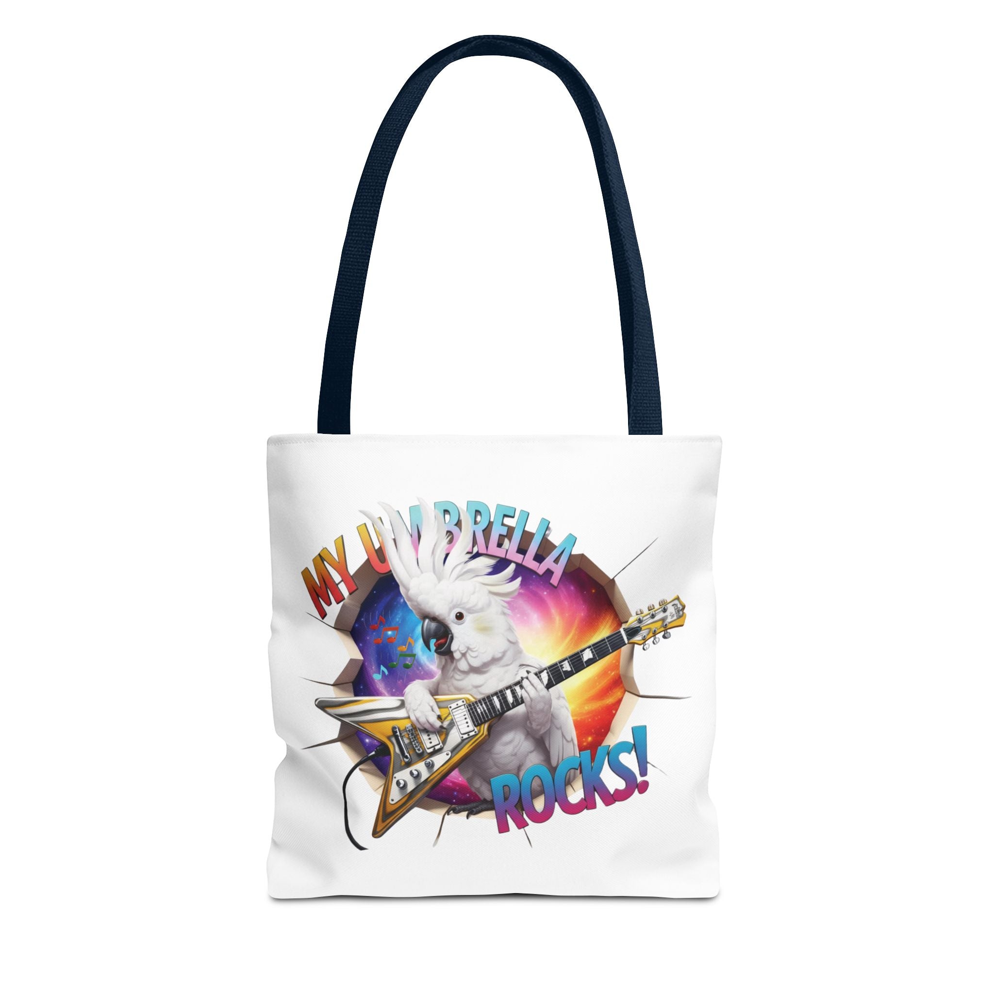 Umbrella Cockatoo Rocks Tote Bag
