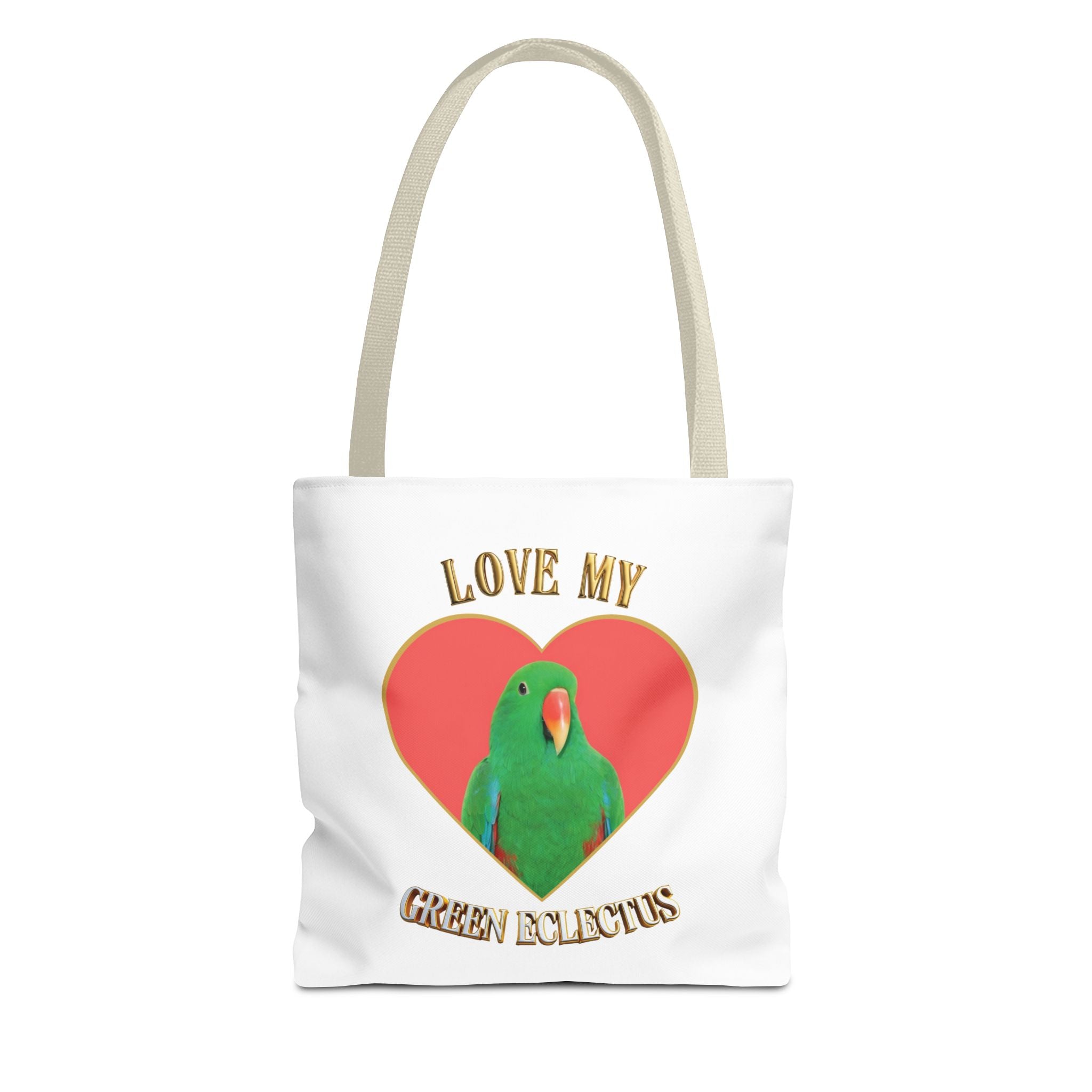 Green Eclectus Tote Bag