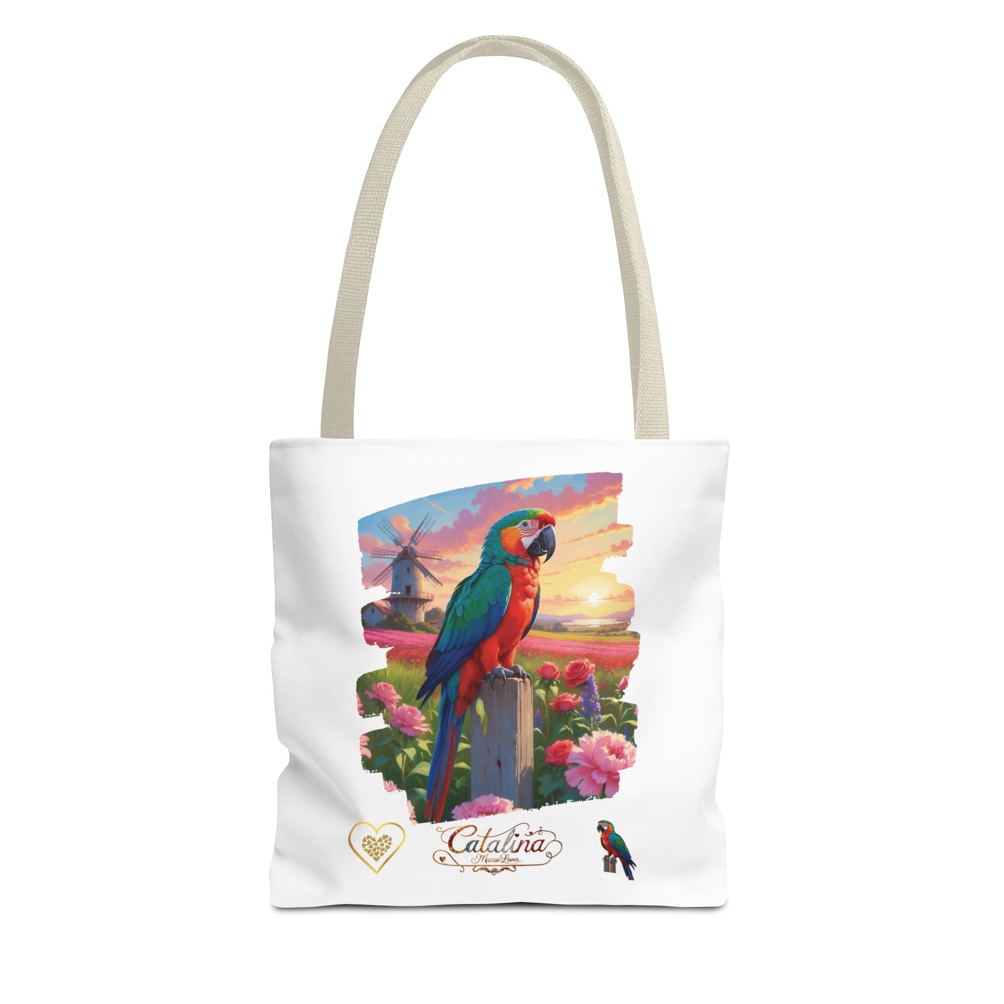 Catalina Macaw Lover Sunset Tote Bag