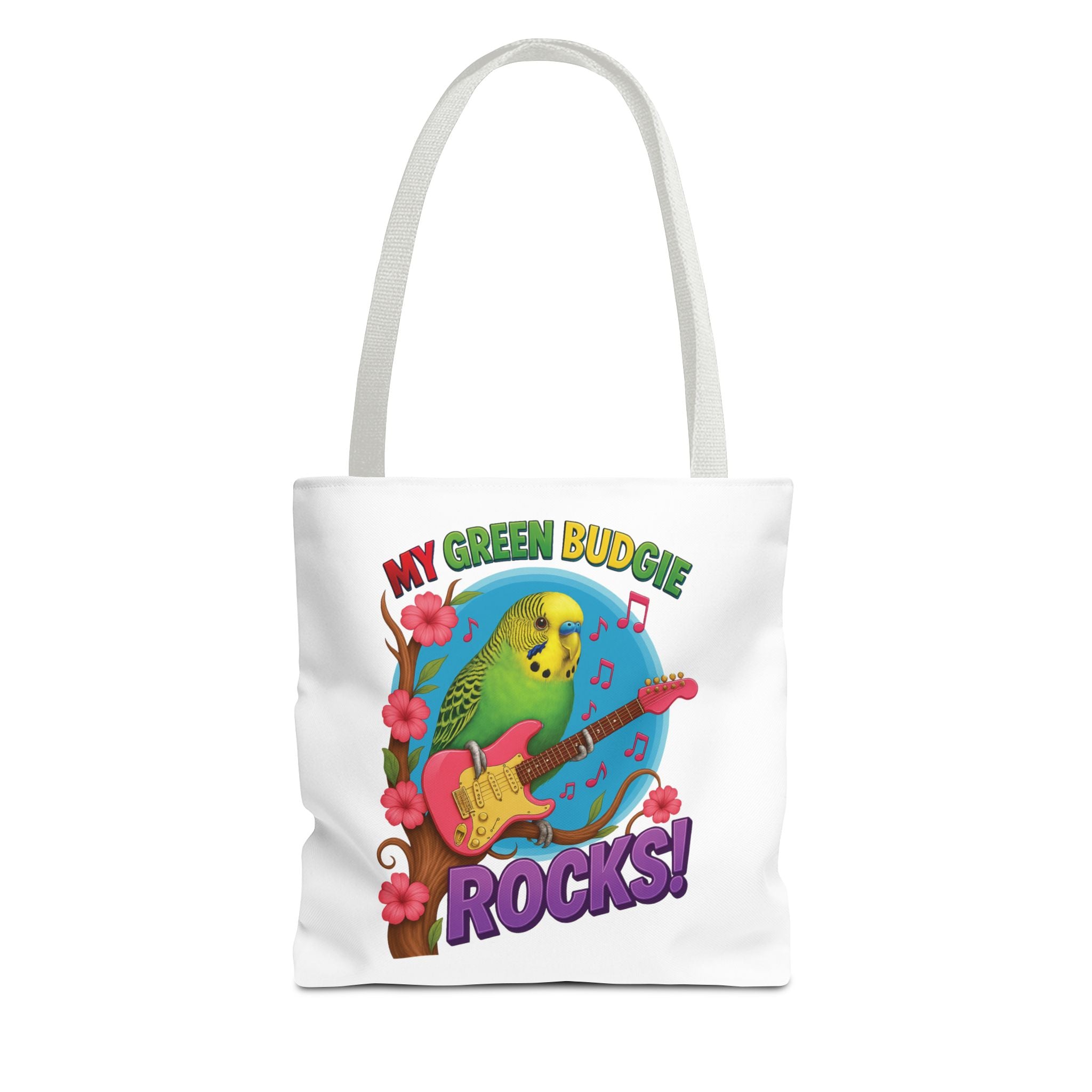 My Green Budgie Rocks Tote Bag