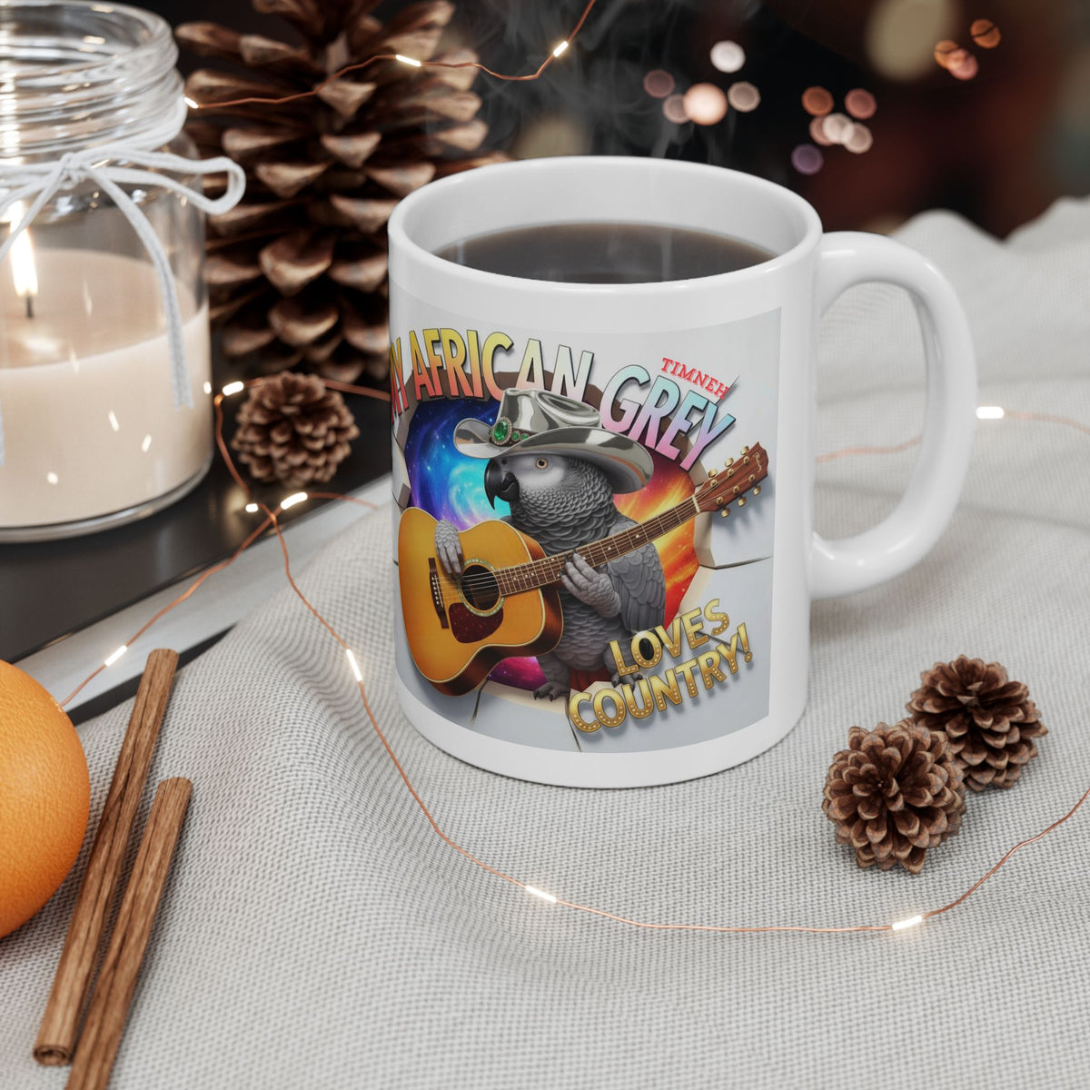 My Green Quaker Loves Country Mug