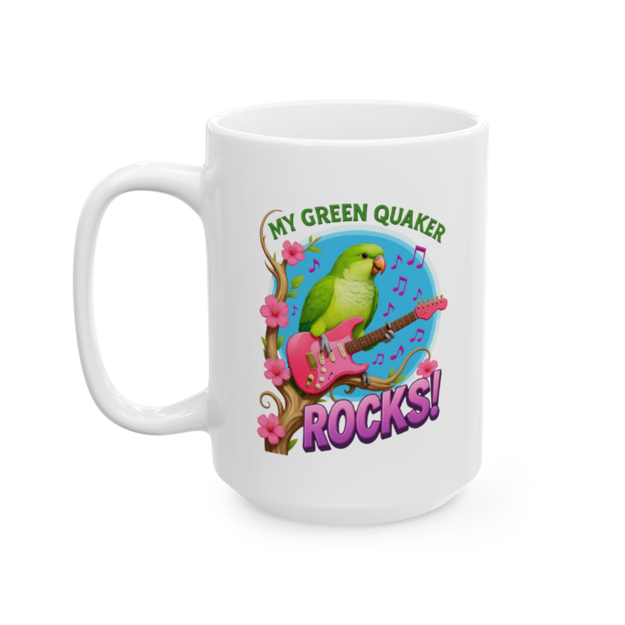 My Green Quaker Rocks Mug