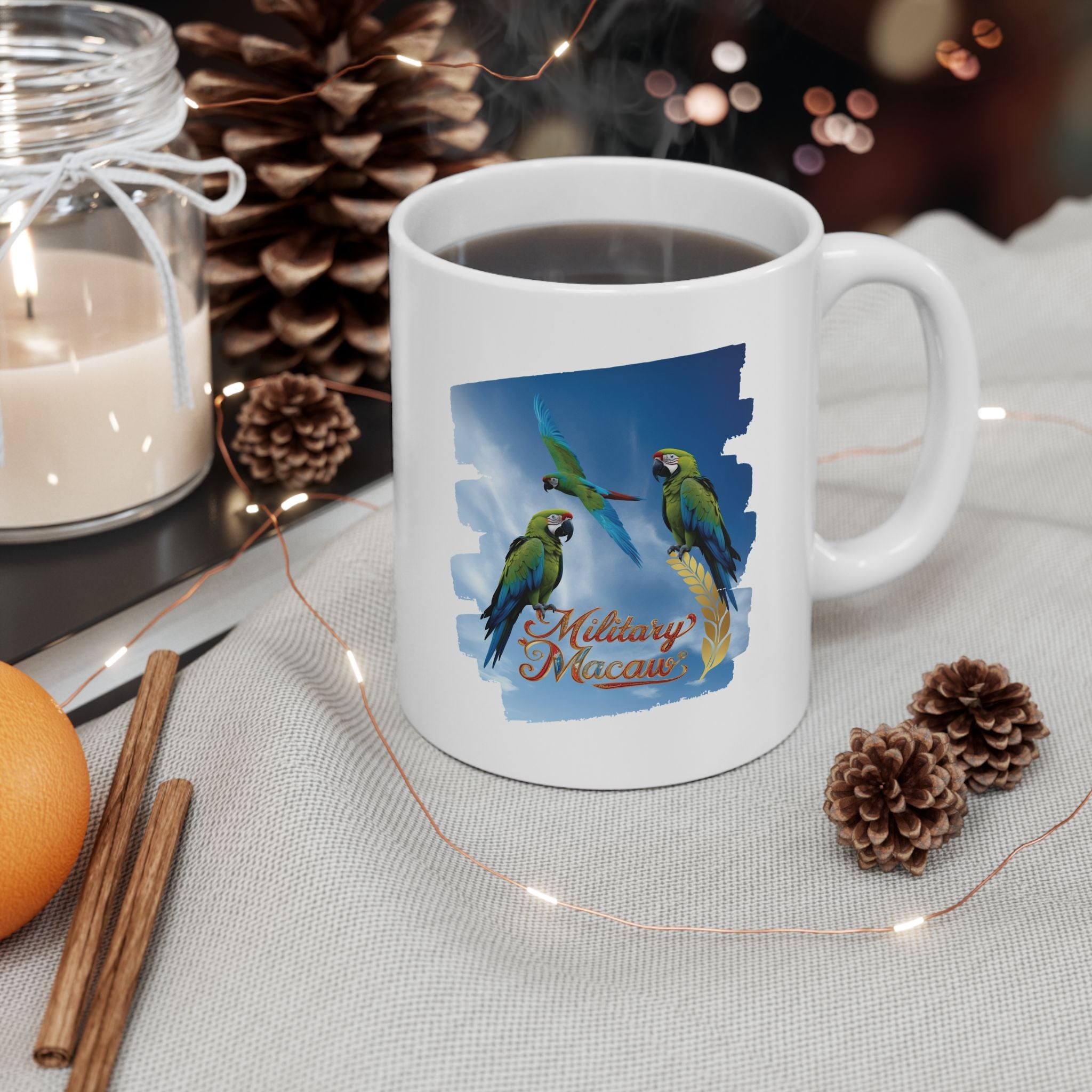 Military Macaw's Flying Mug