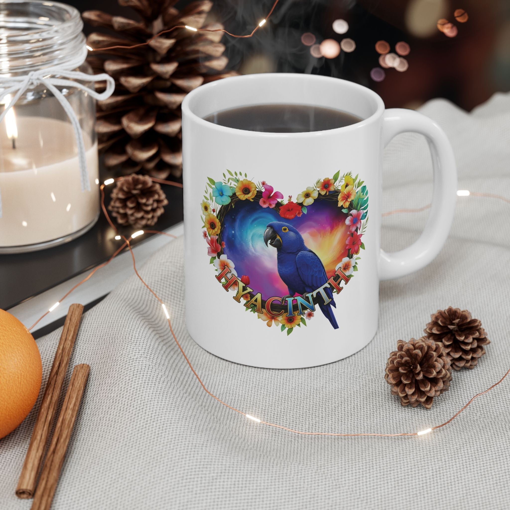 Rainbow Hyacinth Parrot Mug