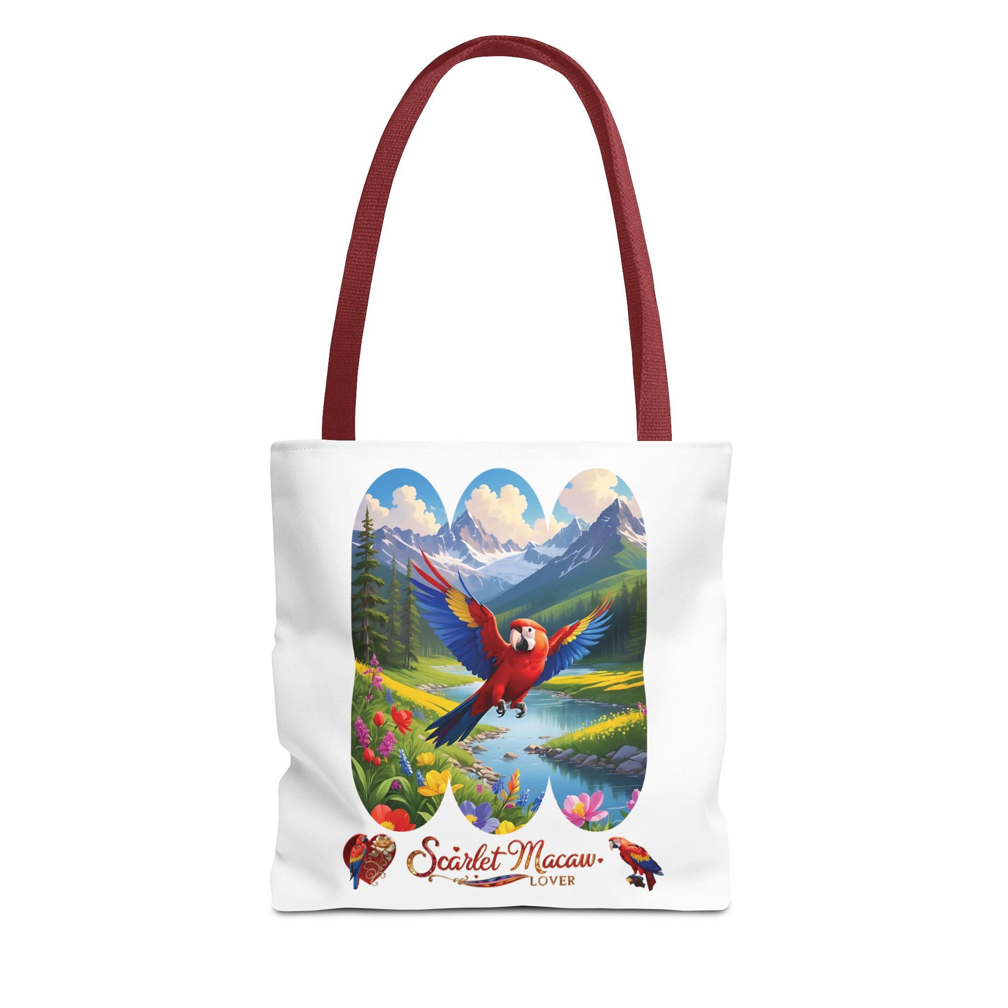 Scarlet Macaw Lover Nature Tote Bag