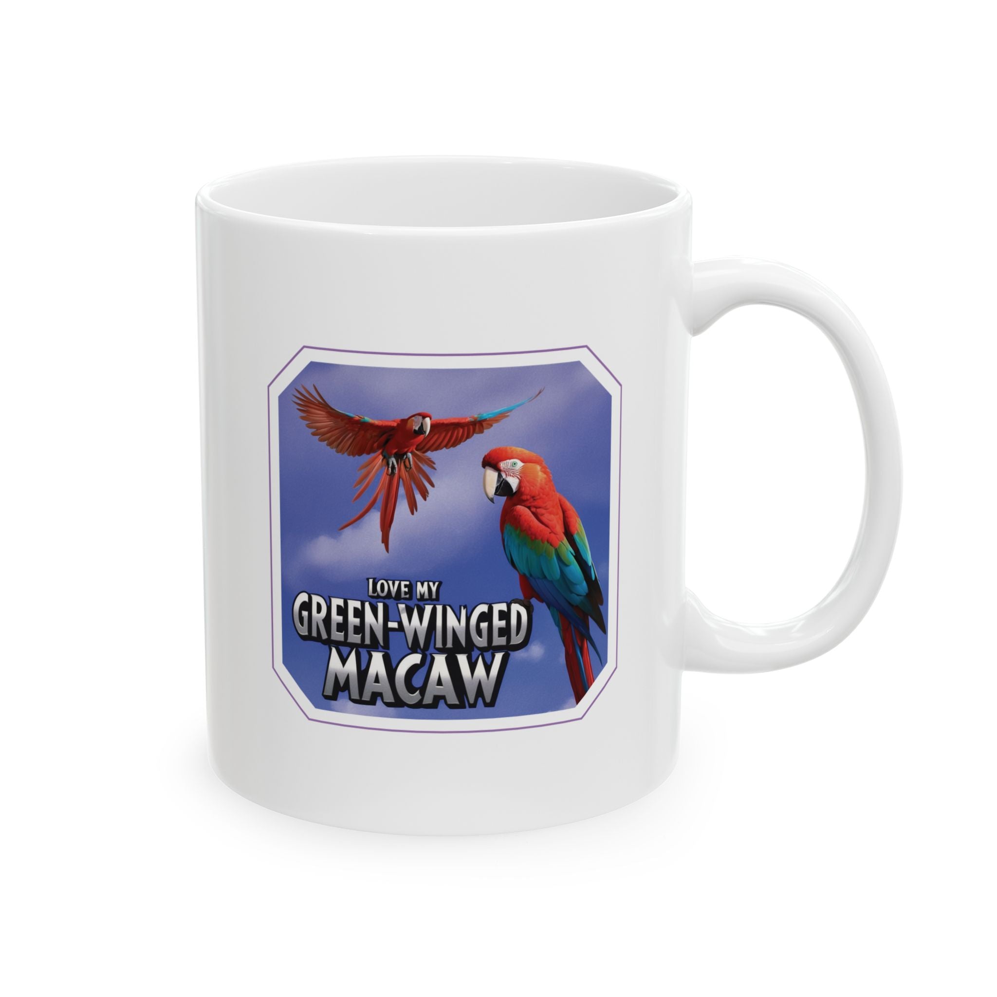 Love My Green-Winged Macaw Mug
