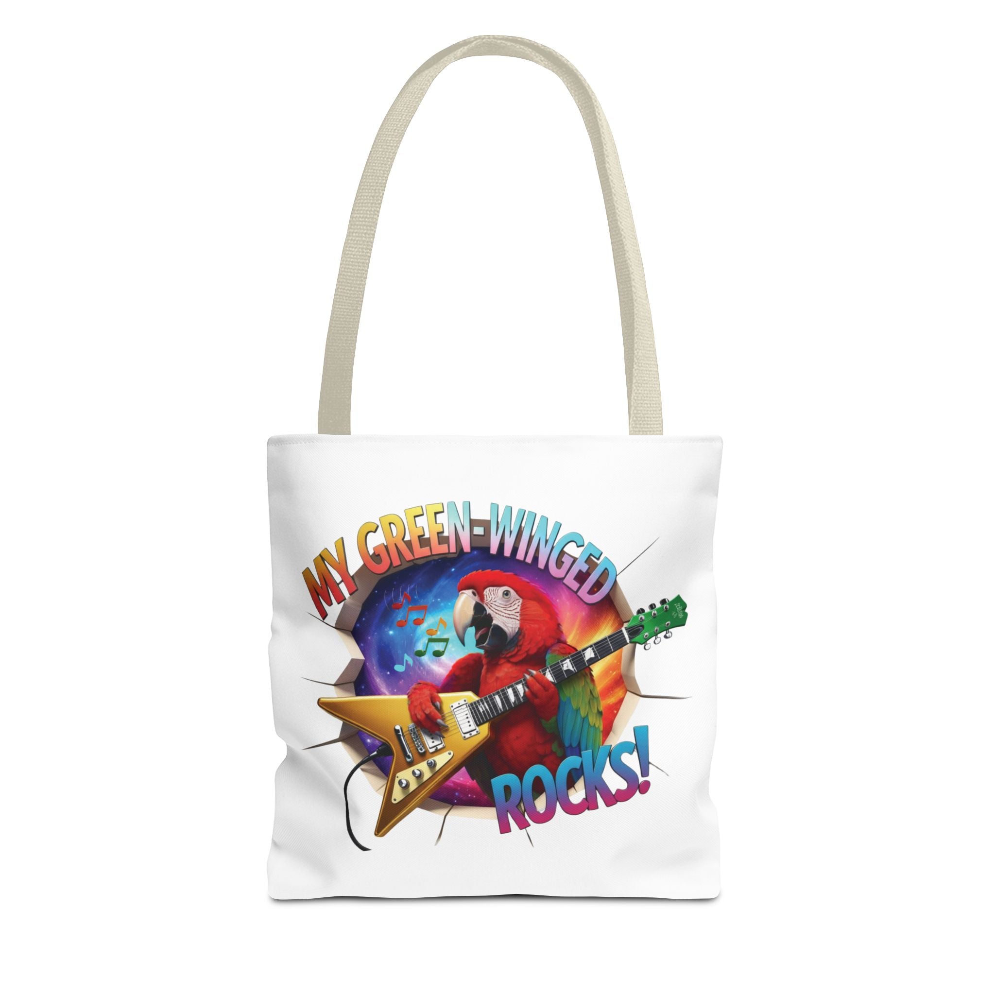 My Green Winged Rocks Tote Bag