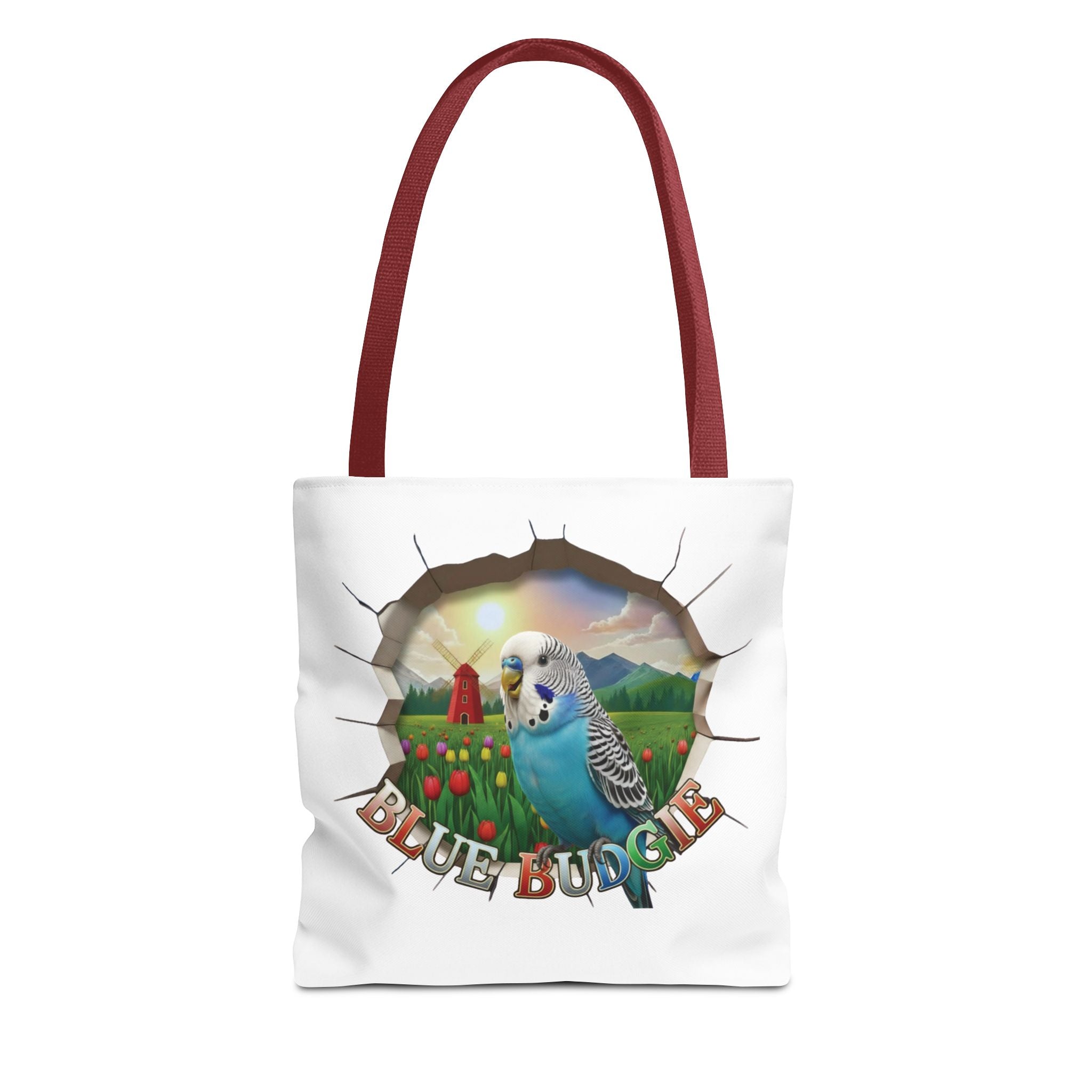 Blue Budgie Nature Tote Bag