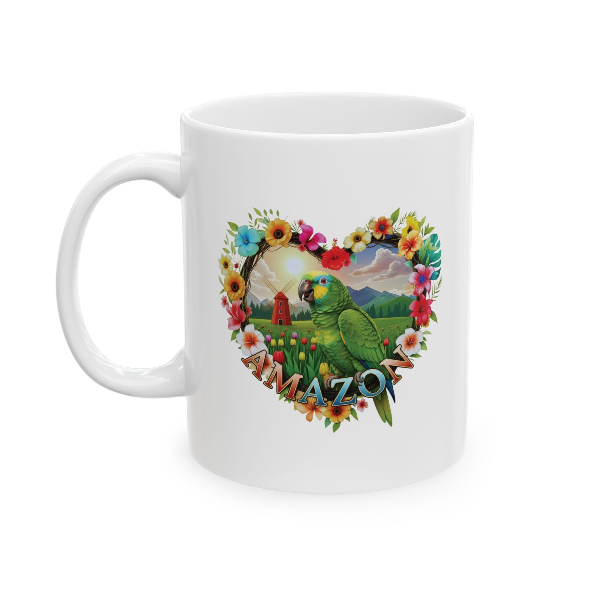 Amazon Garden Scene Mug