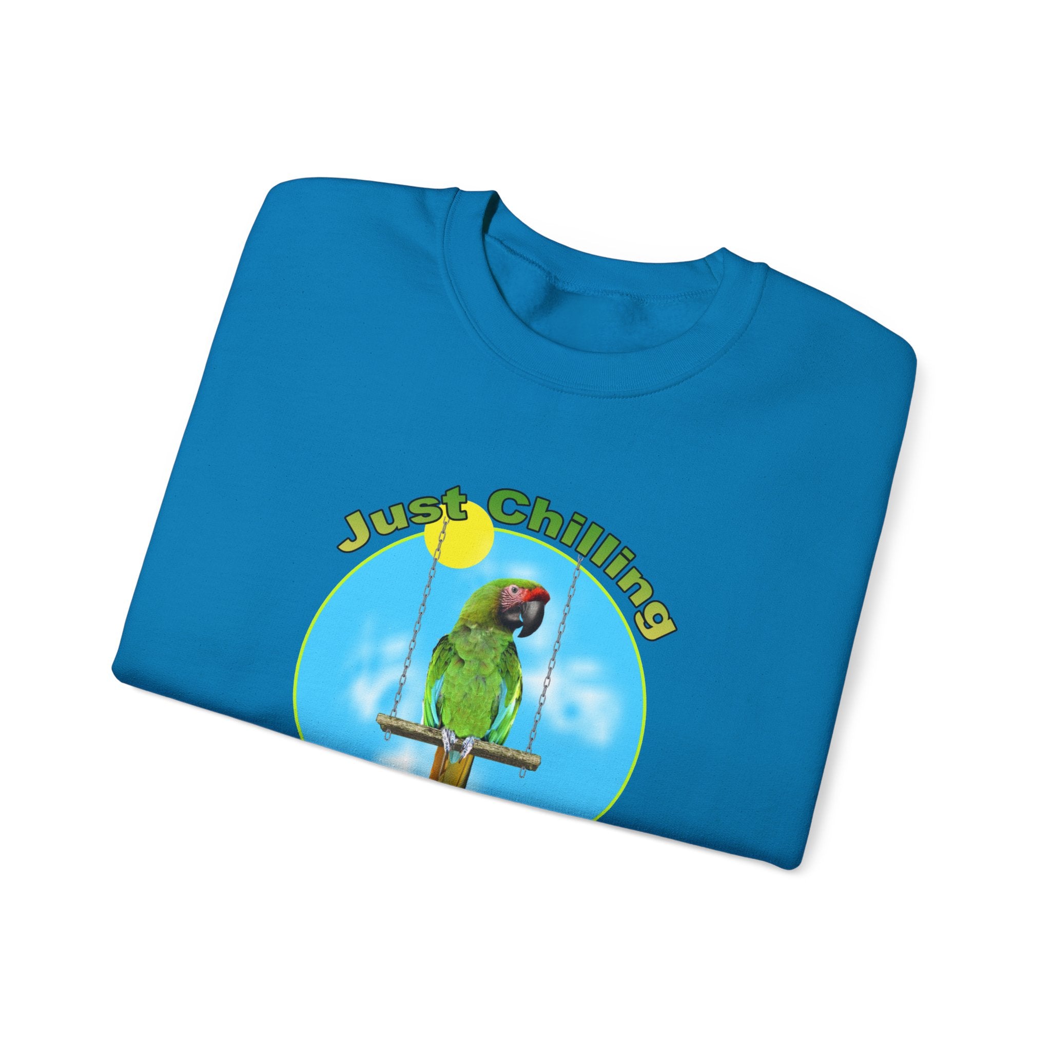 Just Chilling Swing Military Sweatshirt