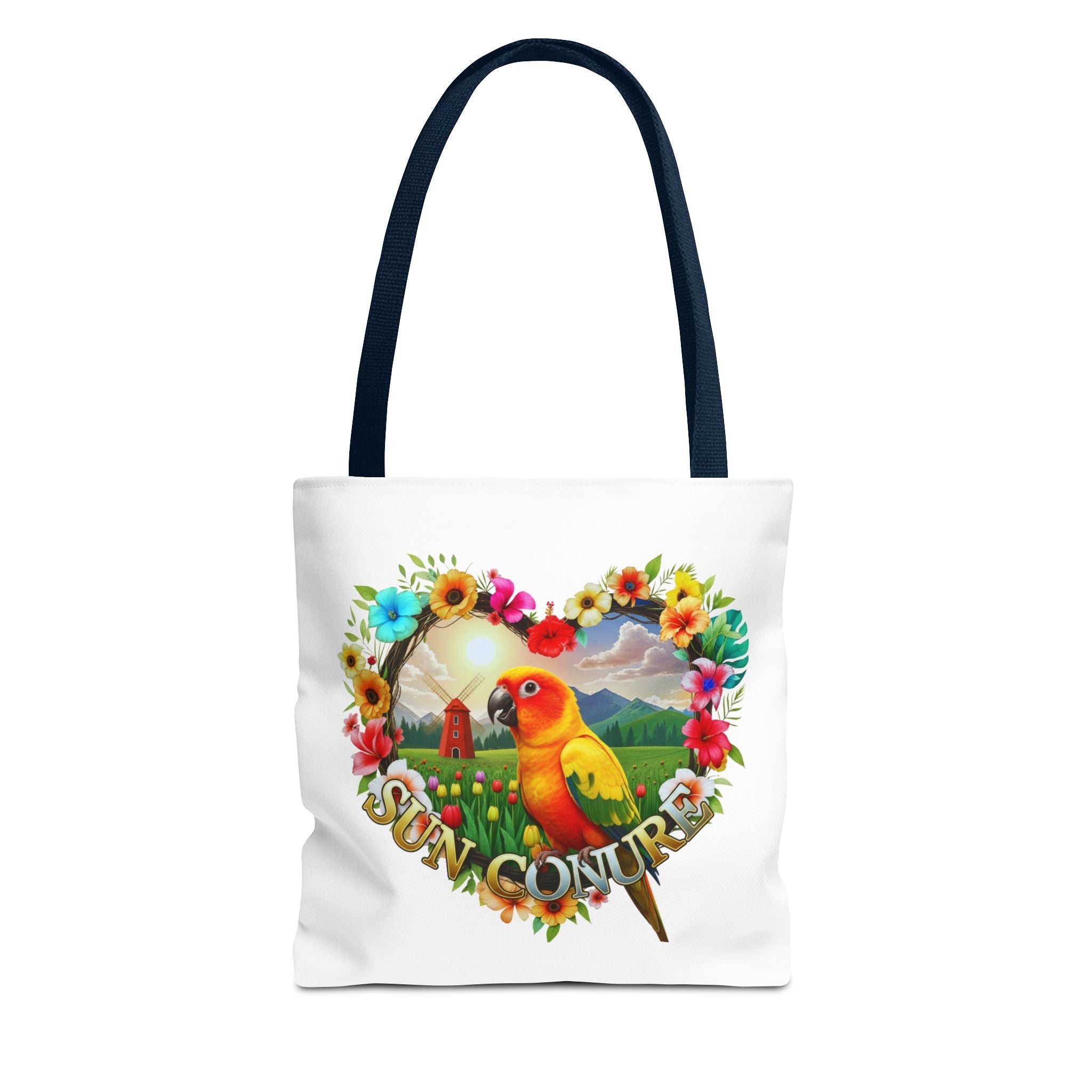 Sun Conure Parrot Tote Bag