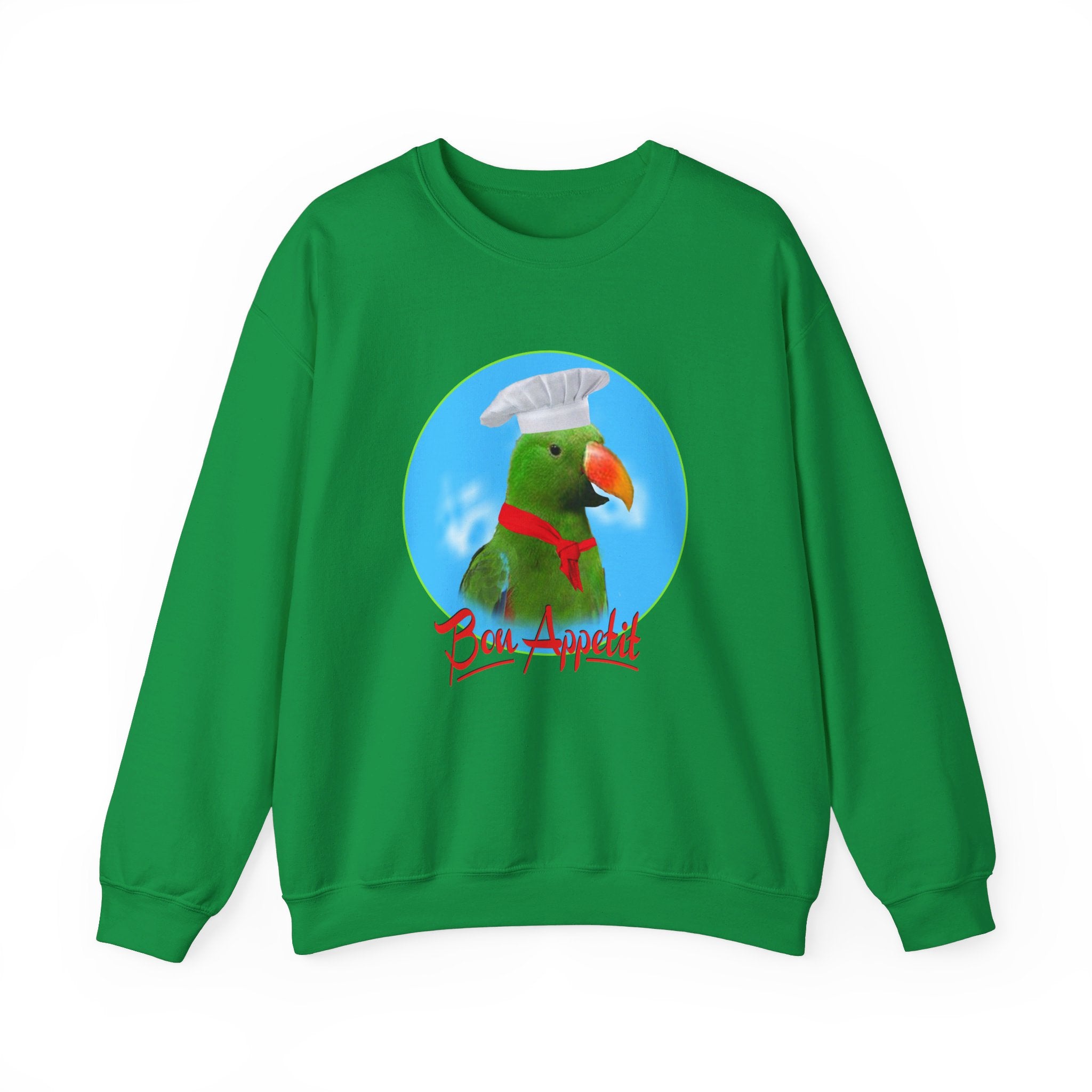 Bon Appetit Green Eclectus Sweatshirt