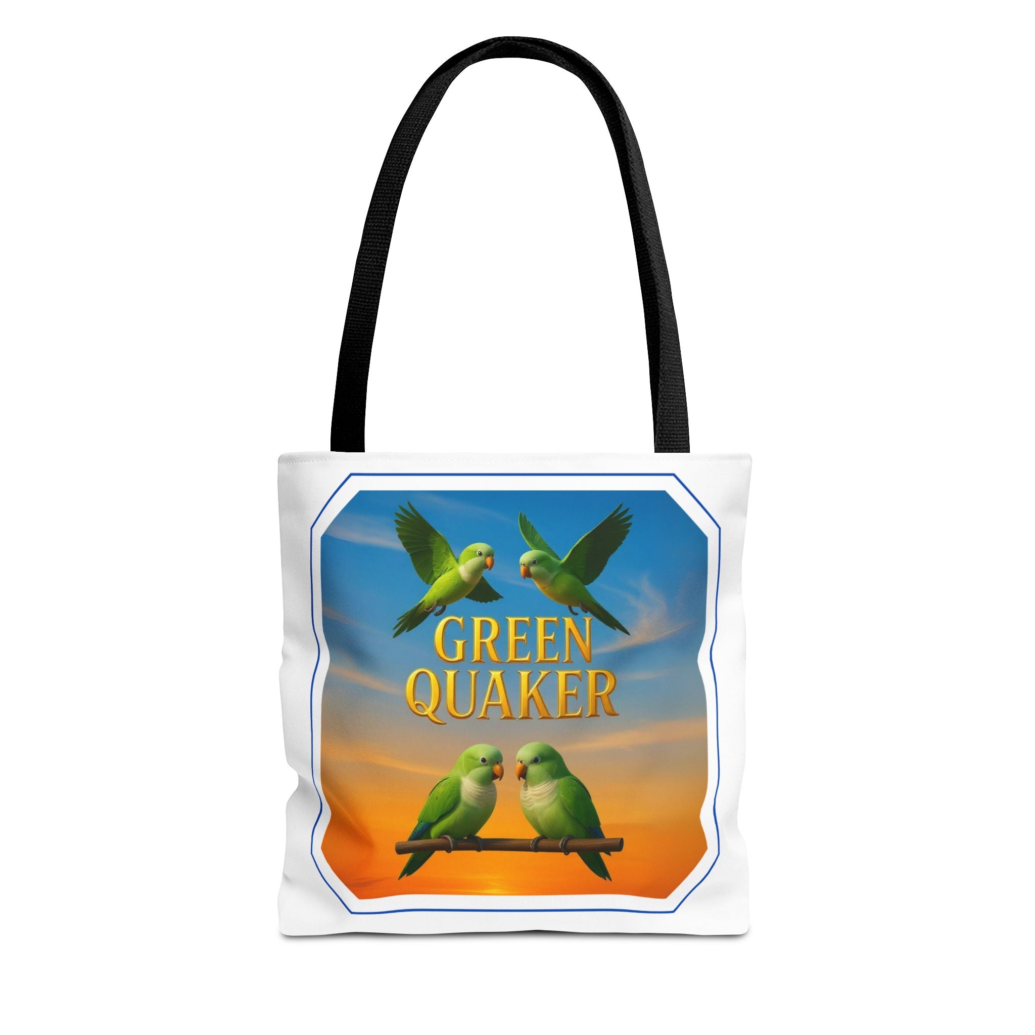 Green Quaker Flying Tote Bag