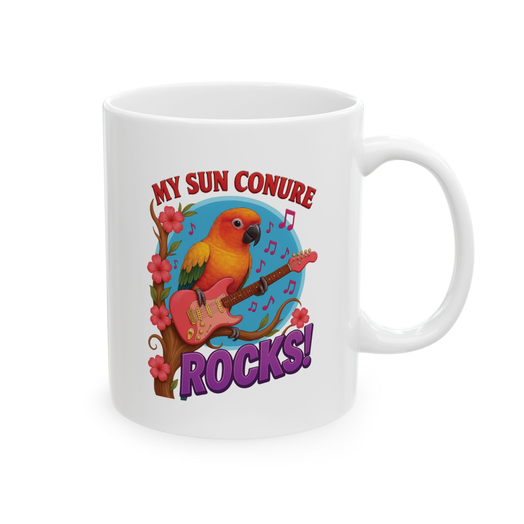 My Sun Conure Rocks Mug