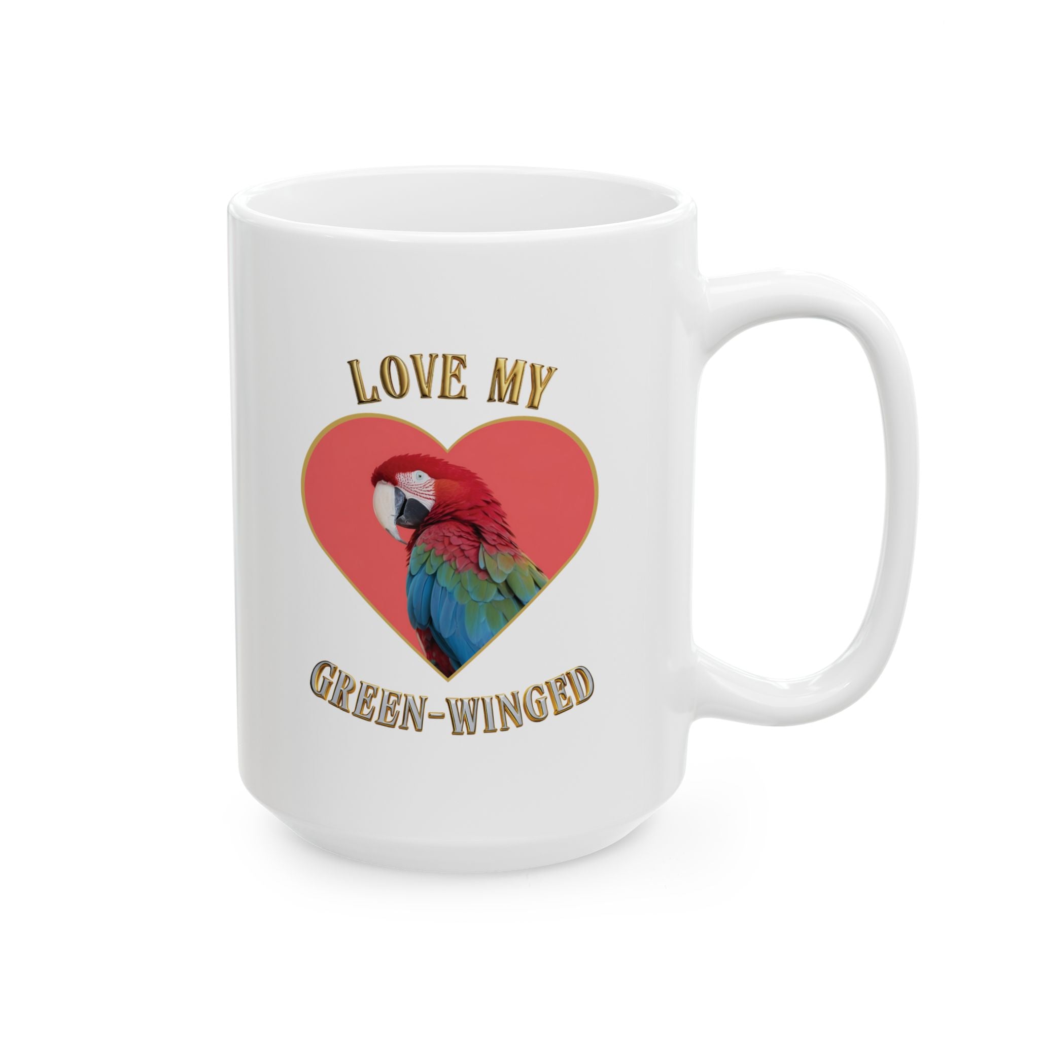 Love My Green-Winged Macaw Mug