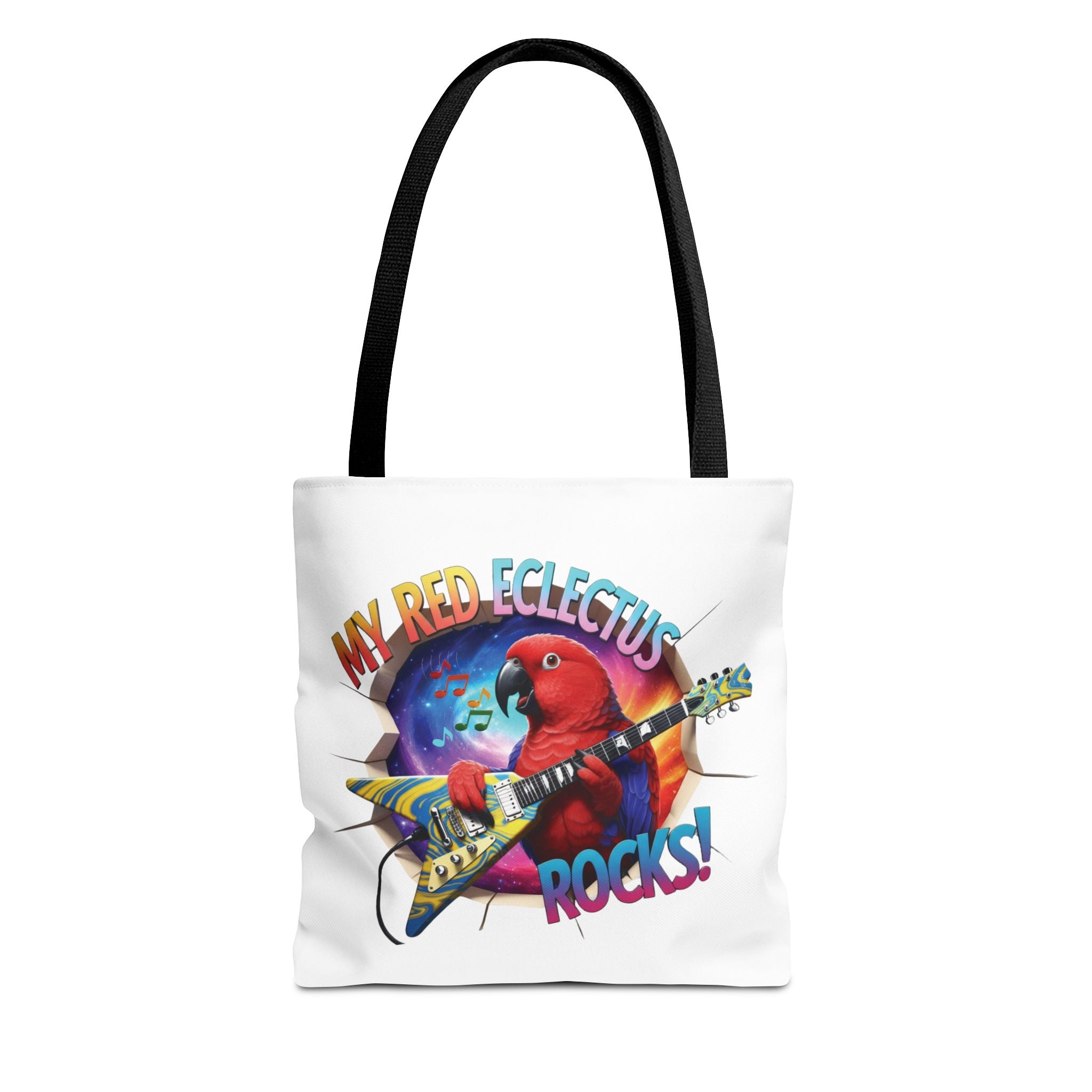 Red Eclectus Breakthrough Tote Bag