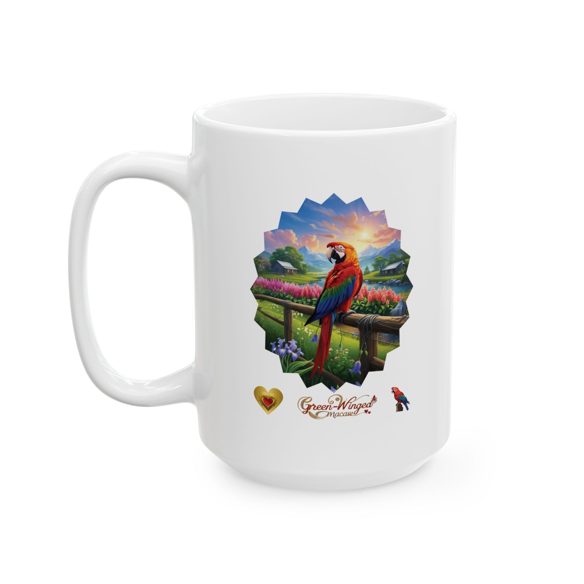 Green-Winged Macaw Nature Mug