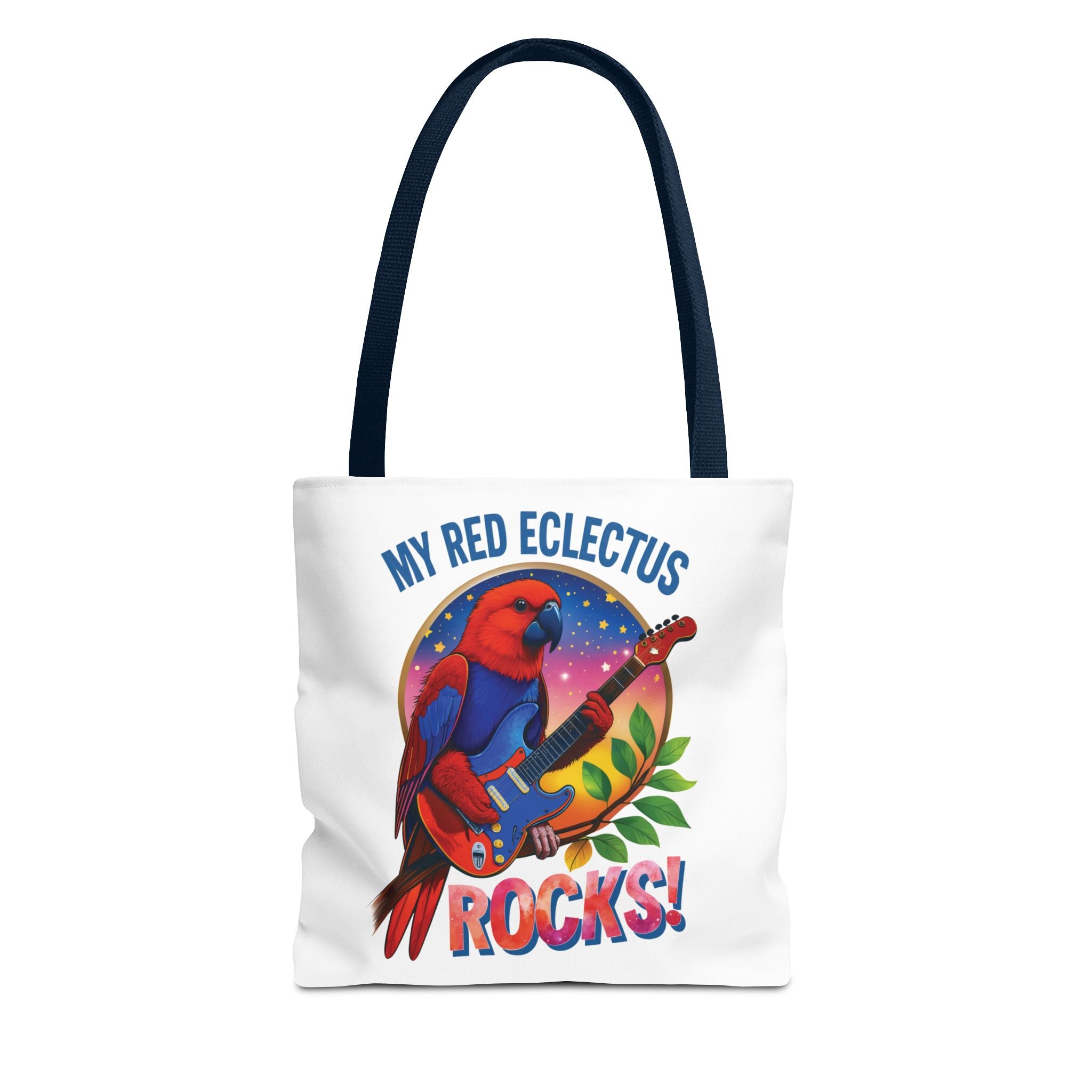 Red Eclectus Tote Bag