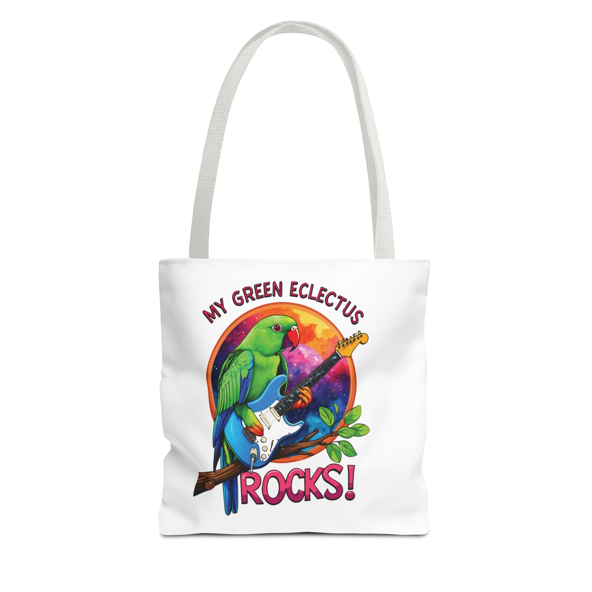 Green Eclectus Tote Bag