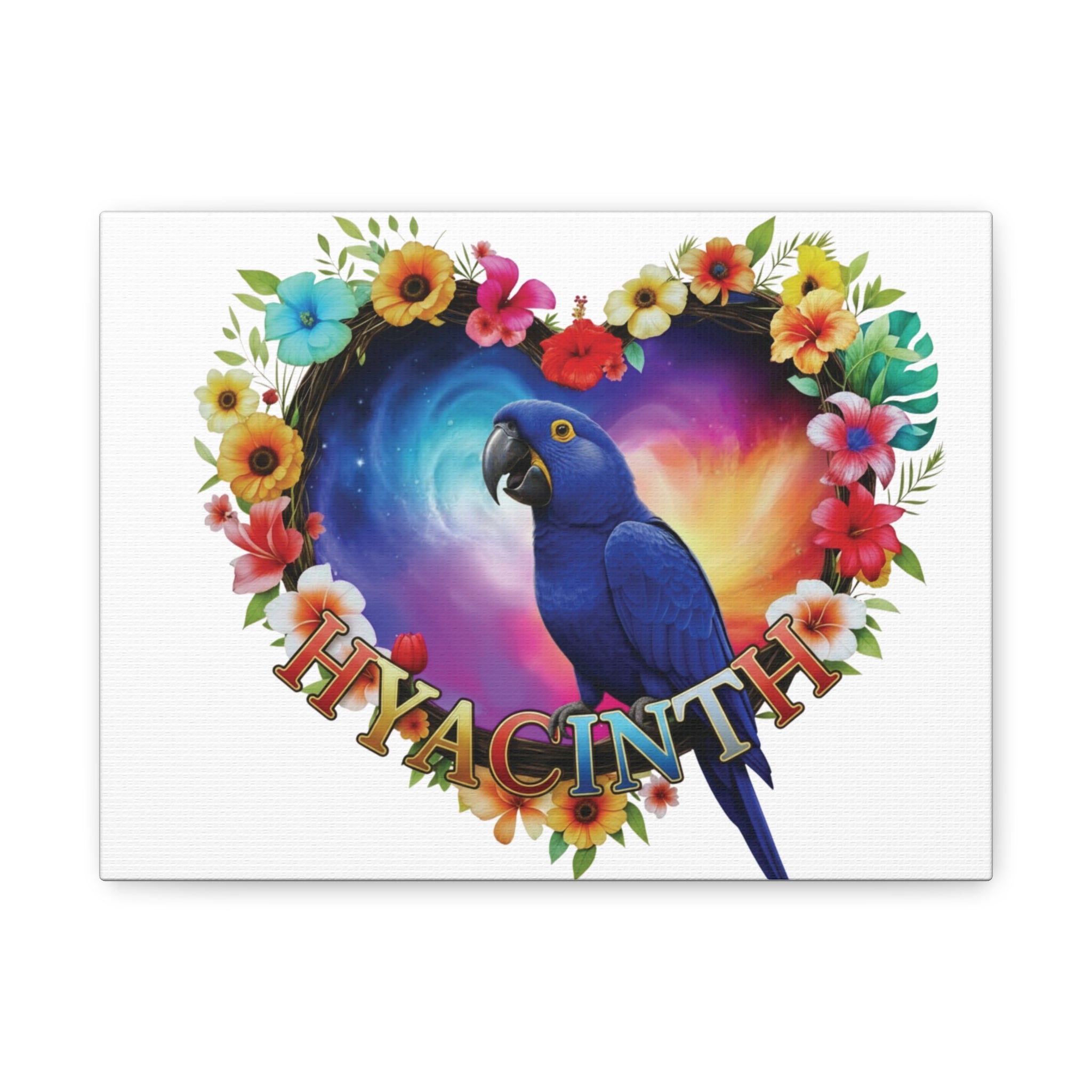 Hyacinth Heart Wall-Hanging
