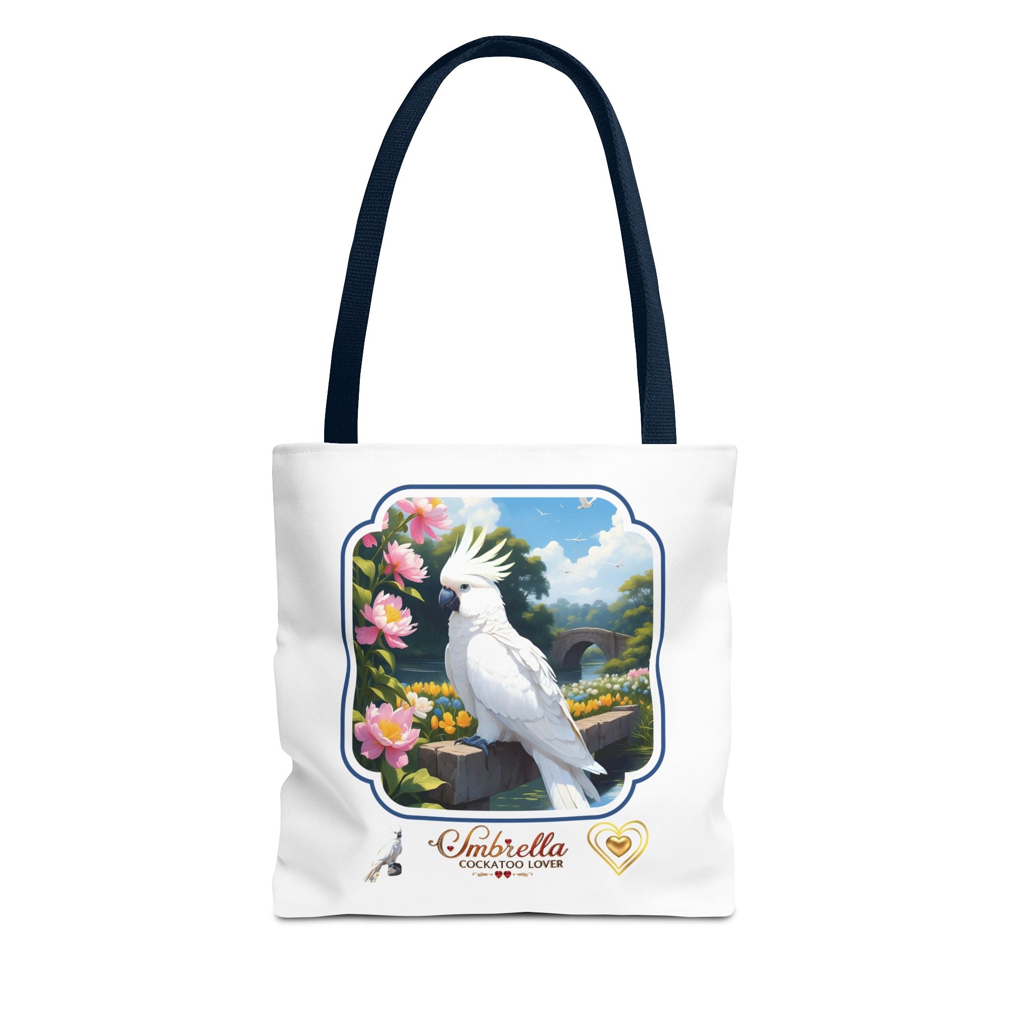White Umbrella Cockatoo Lover Tote Bag