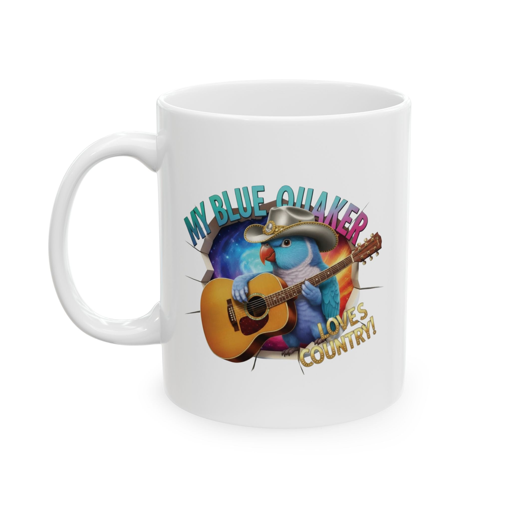 Blue Quaker Loves Country Mug