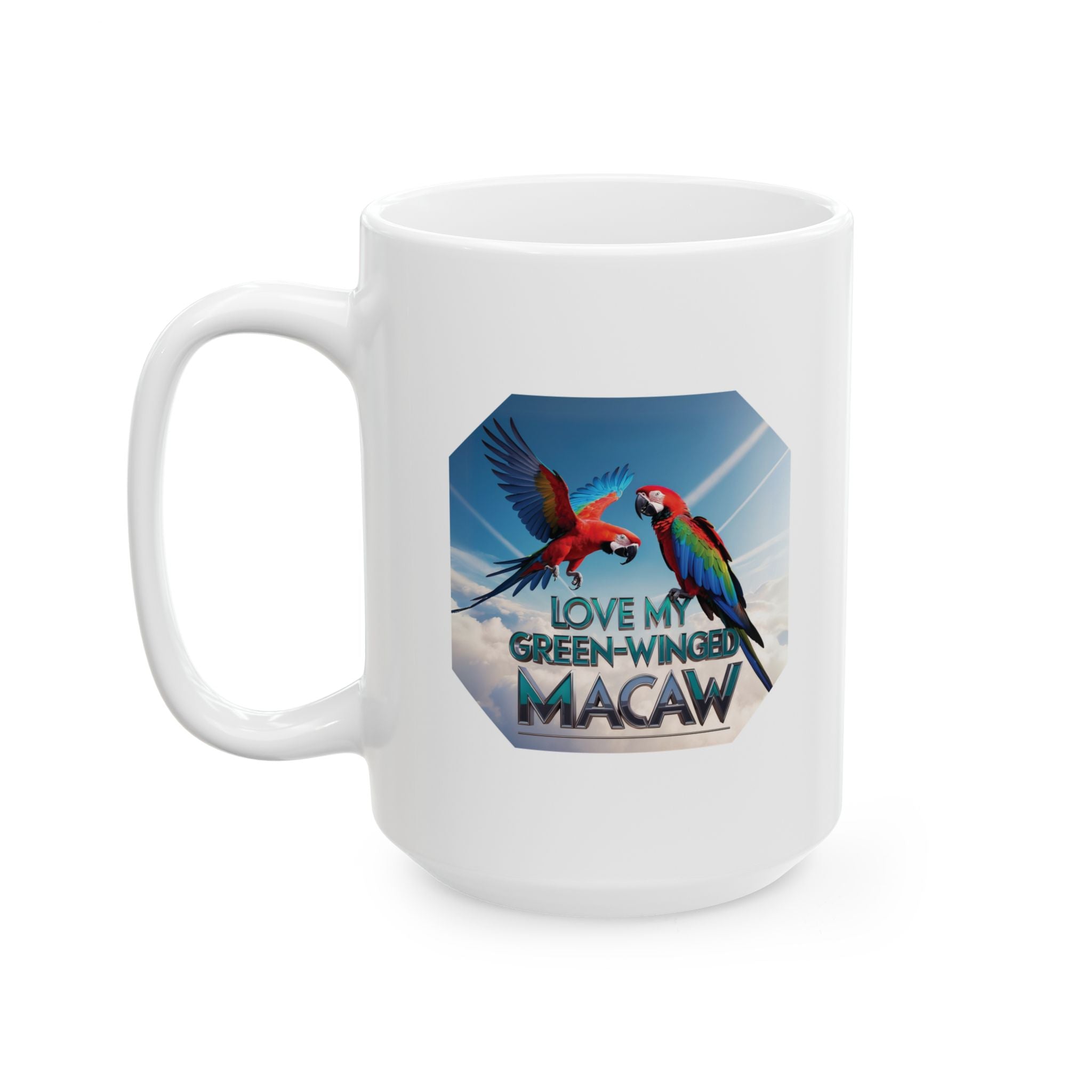 Love My Green-Winged Macaw Mug