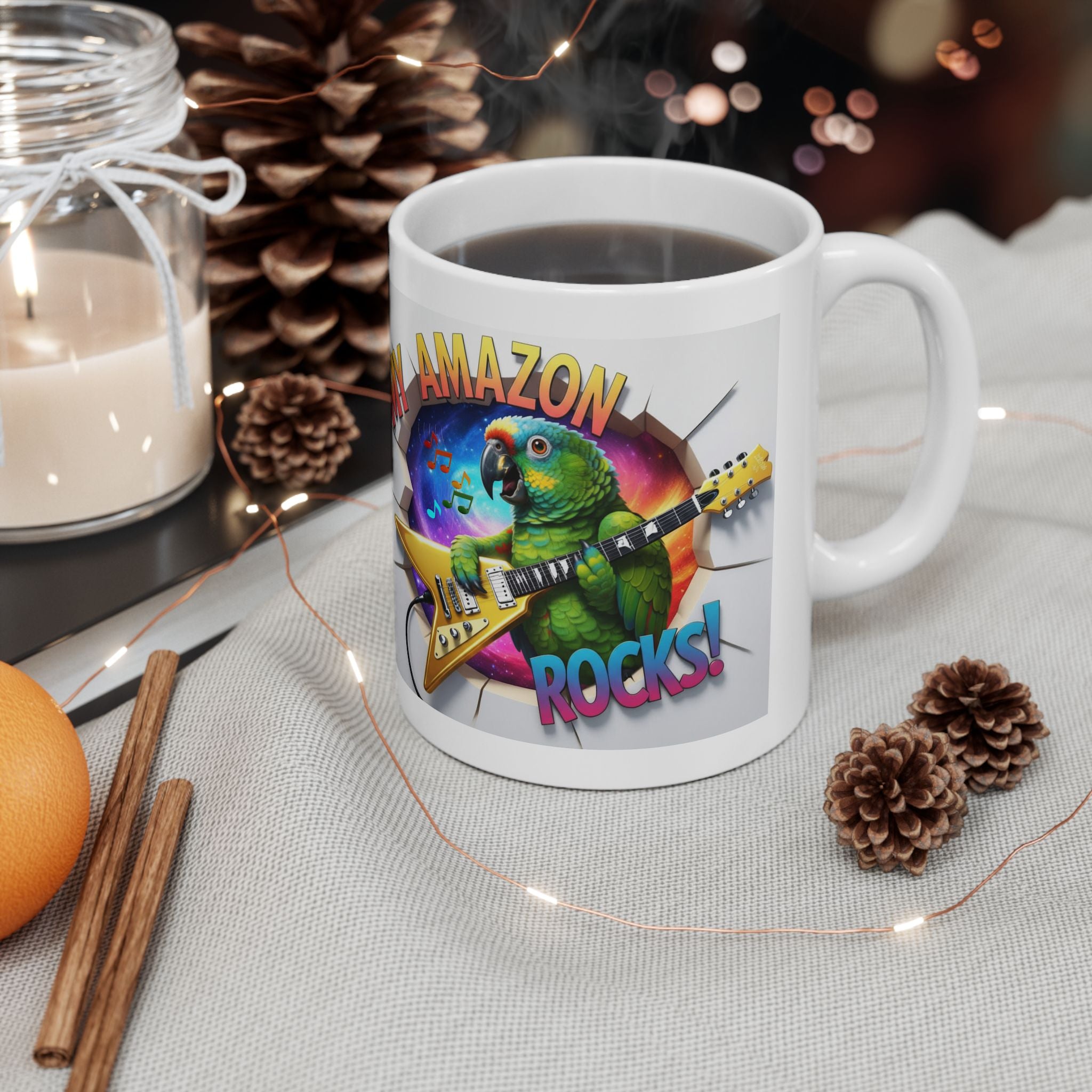 My Amazon Rocks Guitar Mug