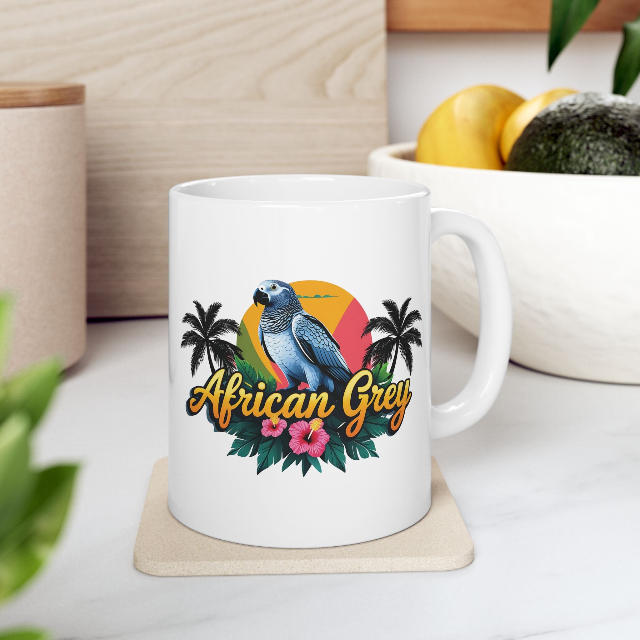 African Grey Congo Mug